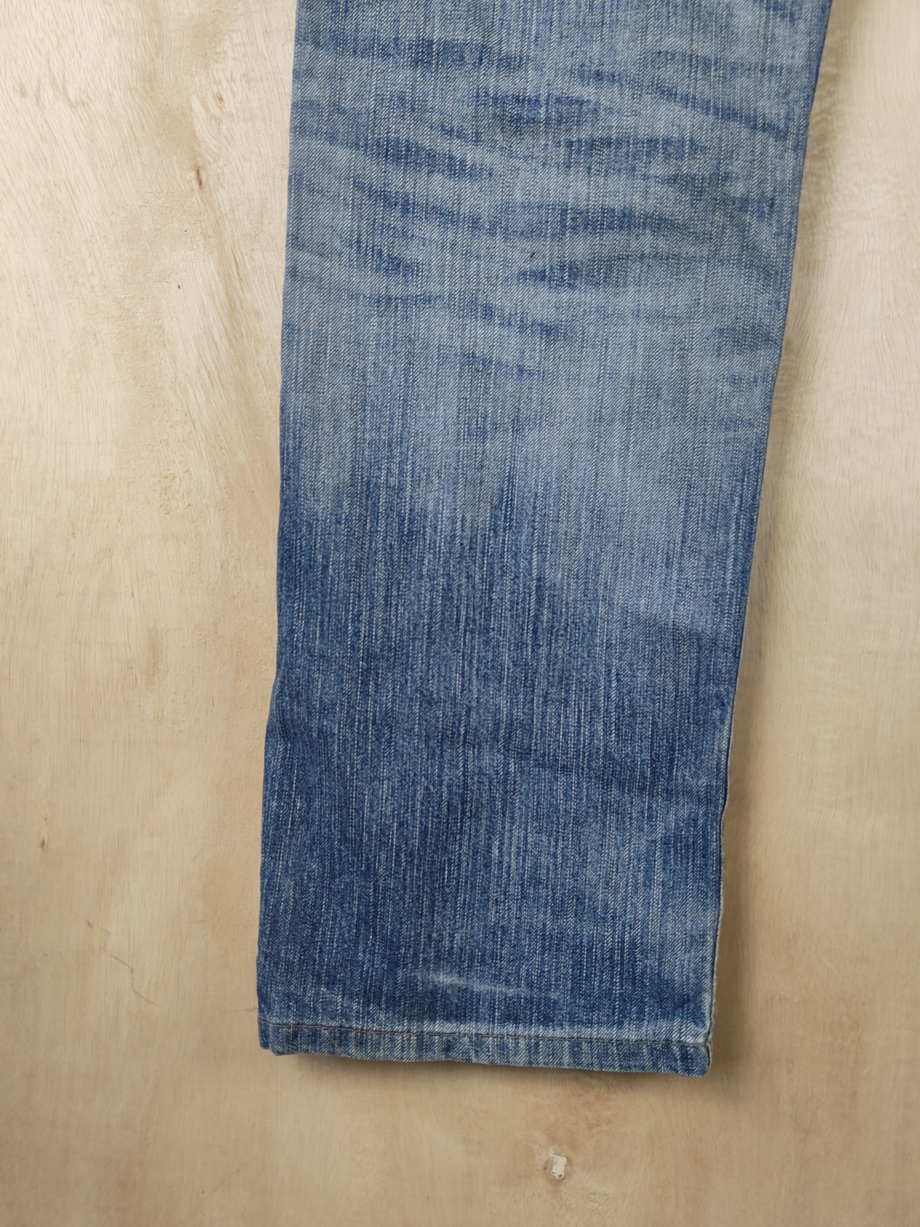 Edwin Edwin Blue vintage Distressed Ripped Jeans #S2477 Size US 32 / EU 48 - 9 Thumbnail