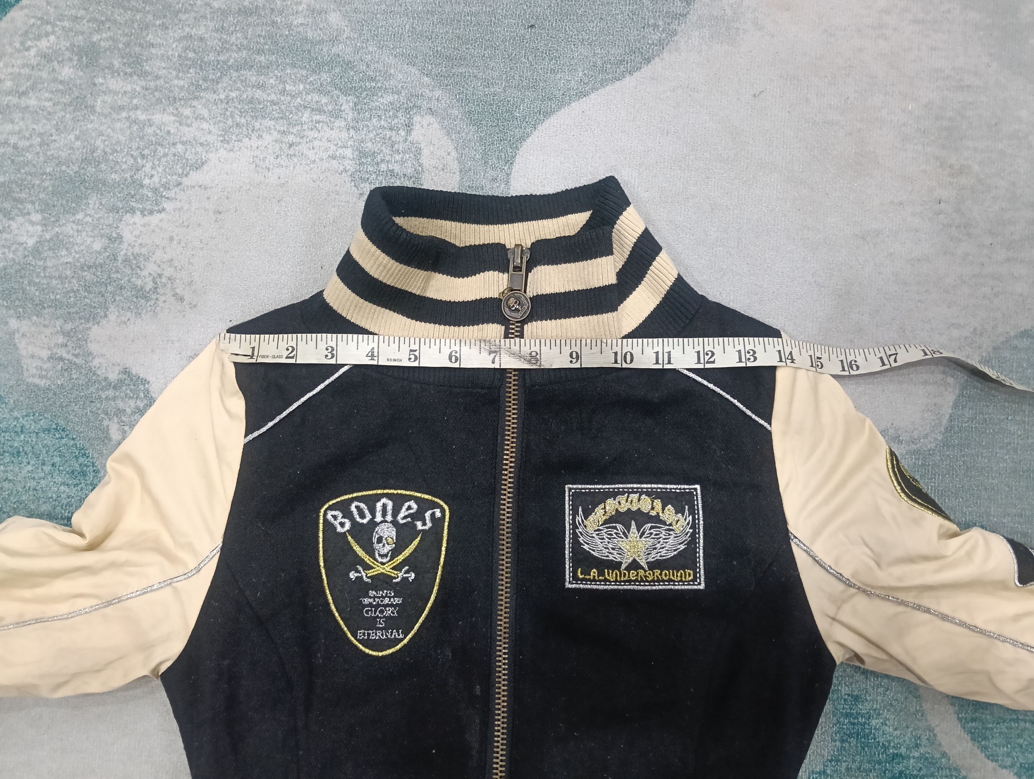 Beauty Beast × Hysteric Glamour × Japanese Brand Vintage d.i.a. Japanese brand varsity embroidery jacket Size S / US 4 / IT 40 - 18 Thumbnail