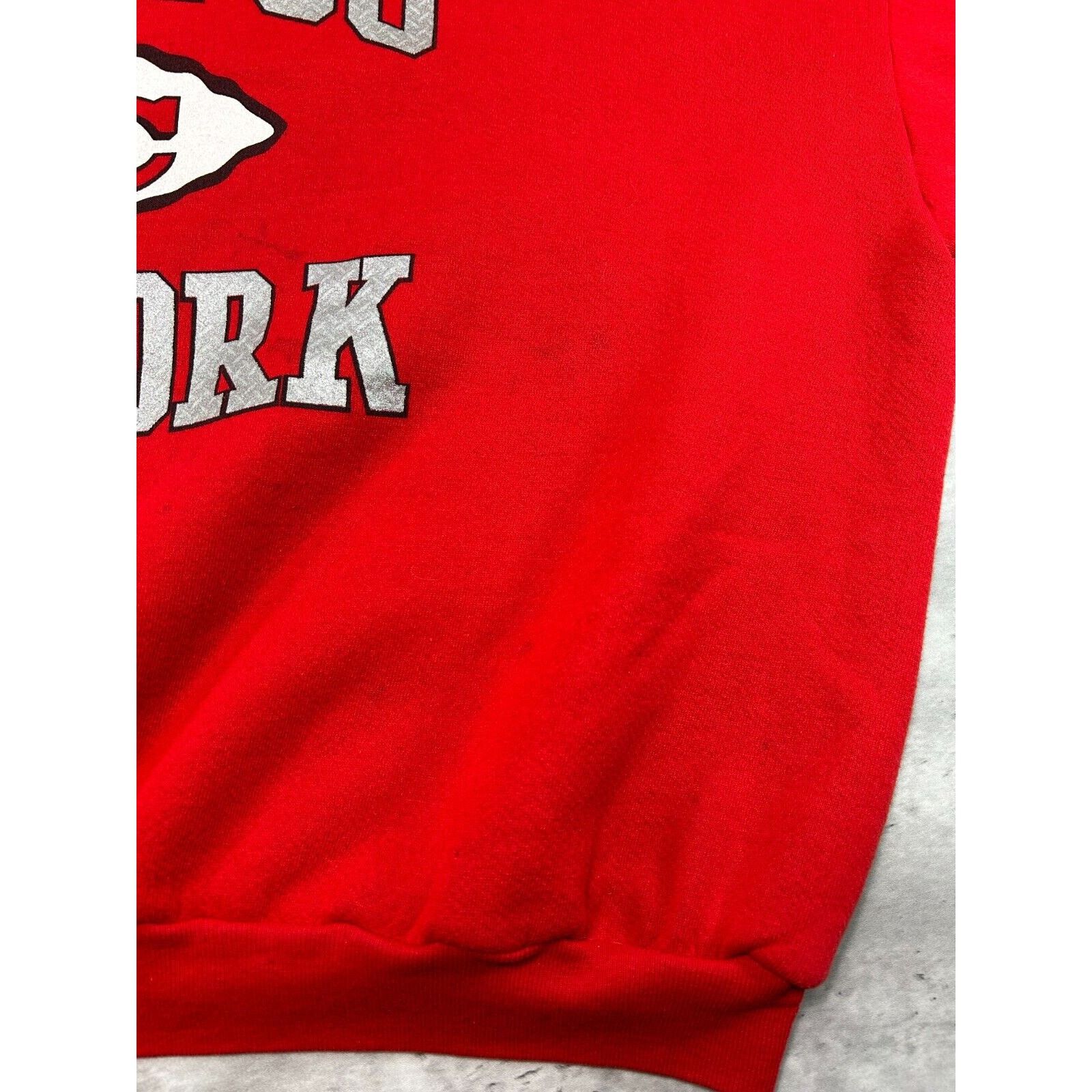 Vintage Vintage 90s Kansas City Chiefs NFL Sweatshirt Size 2XL Size US XXL / EU 58 / 5 - 5 Thumbnail