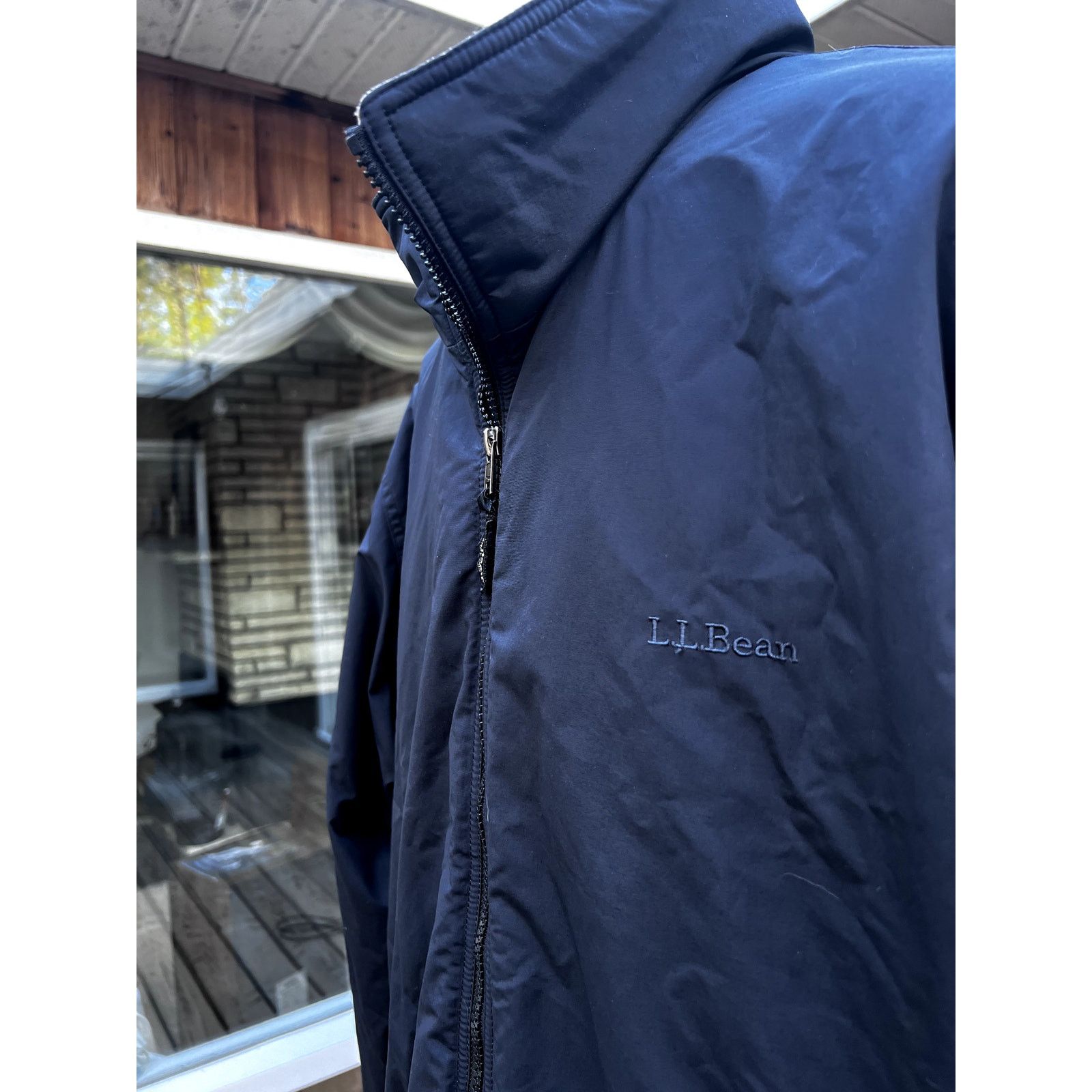 L.L. Bean L.L. Bean Gray Down Jacket Mens Polyester Nylon Shell Size US L / EU 52-54 / 3 - 5 Thumbnail
