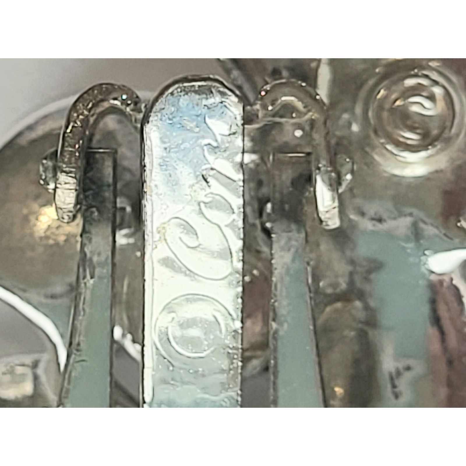 Other Coro Silver Leaf Earrings Vintage Clip 50s 60s MCM Signed Size ONE SIZE - 7 Thumbnail
