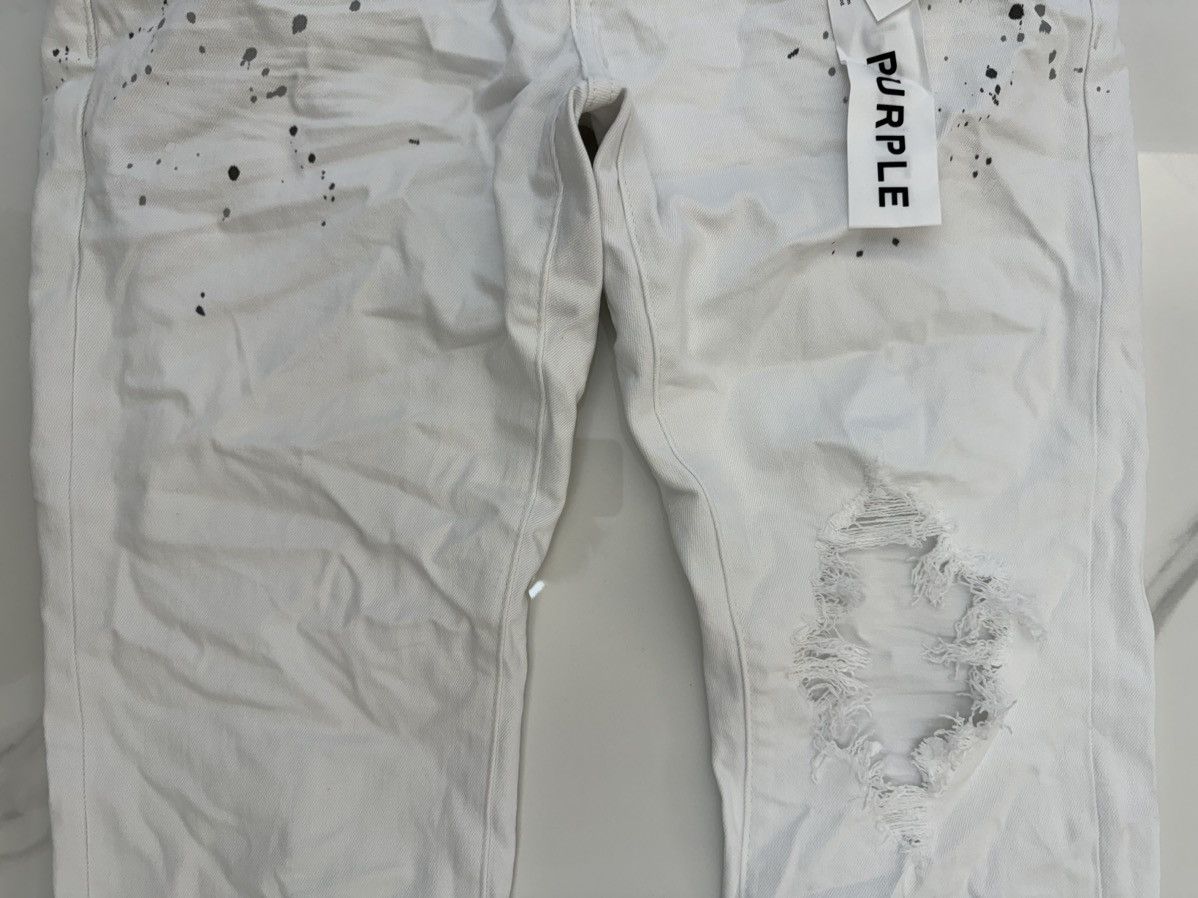 Purple P001 Optic White Paint Blowout Size US 36 / EU 52 - 5 Thumbnail
