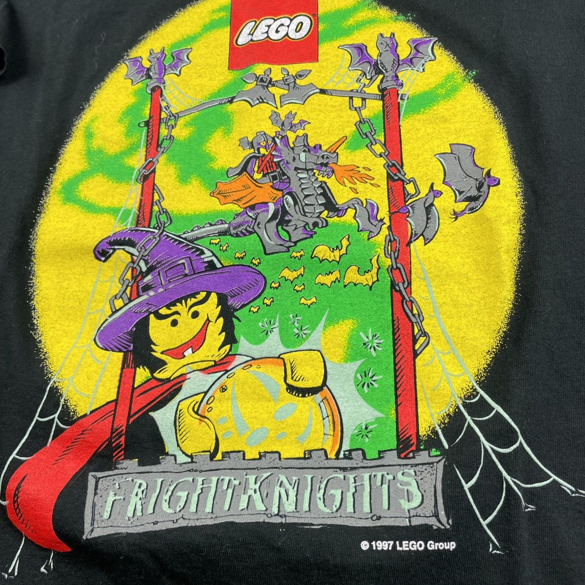 LEGO × Vintage Vintage 1997 Adult LEGO Fright Knights T-Shirt L Like New Size US L / EU 52-54 / 3 - 2 Thumbnail