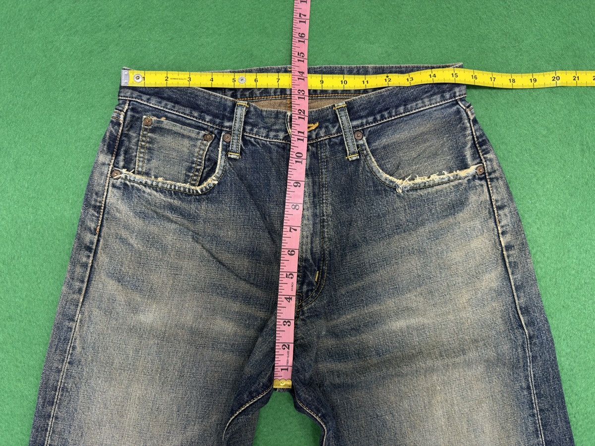 If Six Was Nine A30 Vintage Rusty Selvedge Edwin 505 Distressed Size US 30 / EU 46 - 11 Thumbnail