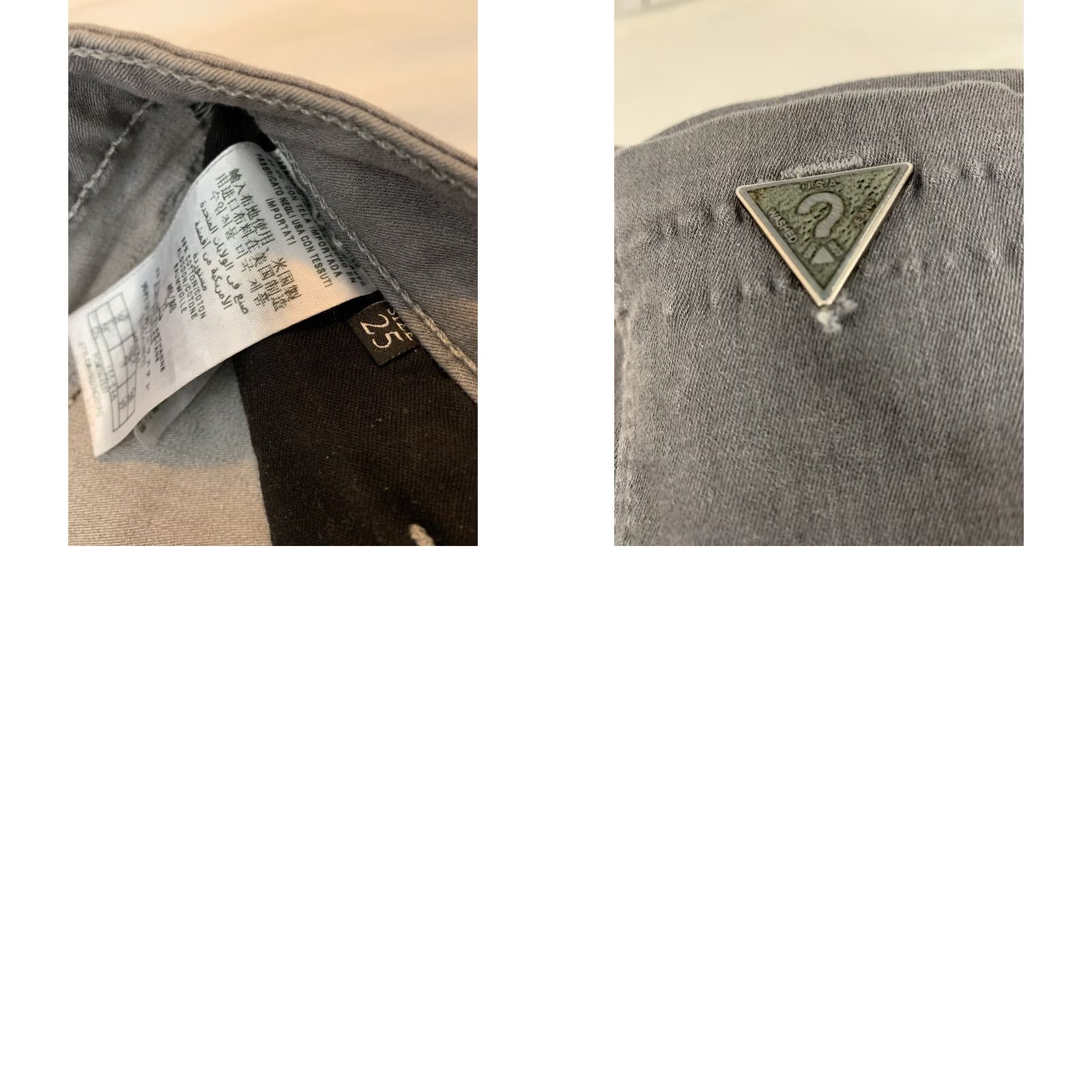 Guess GUESS Premium Power Skinny Gray Wash Denim Jeans Women's 25 Jeans Gray Skinny 25 Womens Gu ess Premium Power Skinny Gray Wash Denim Jeans 25 Size 42" / US 20 - 8 Thumbnail