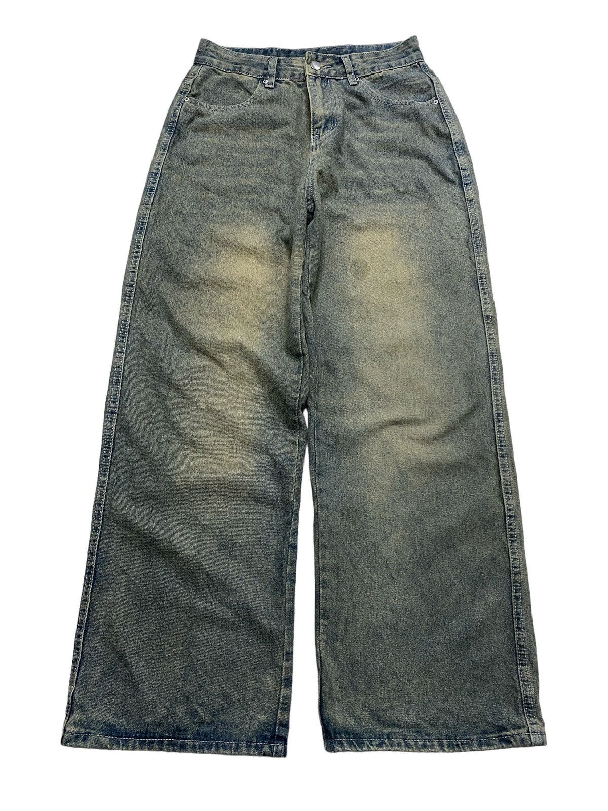 Eytys x hm shops selvedge wide leg baggy denim