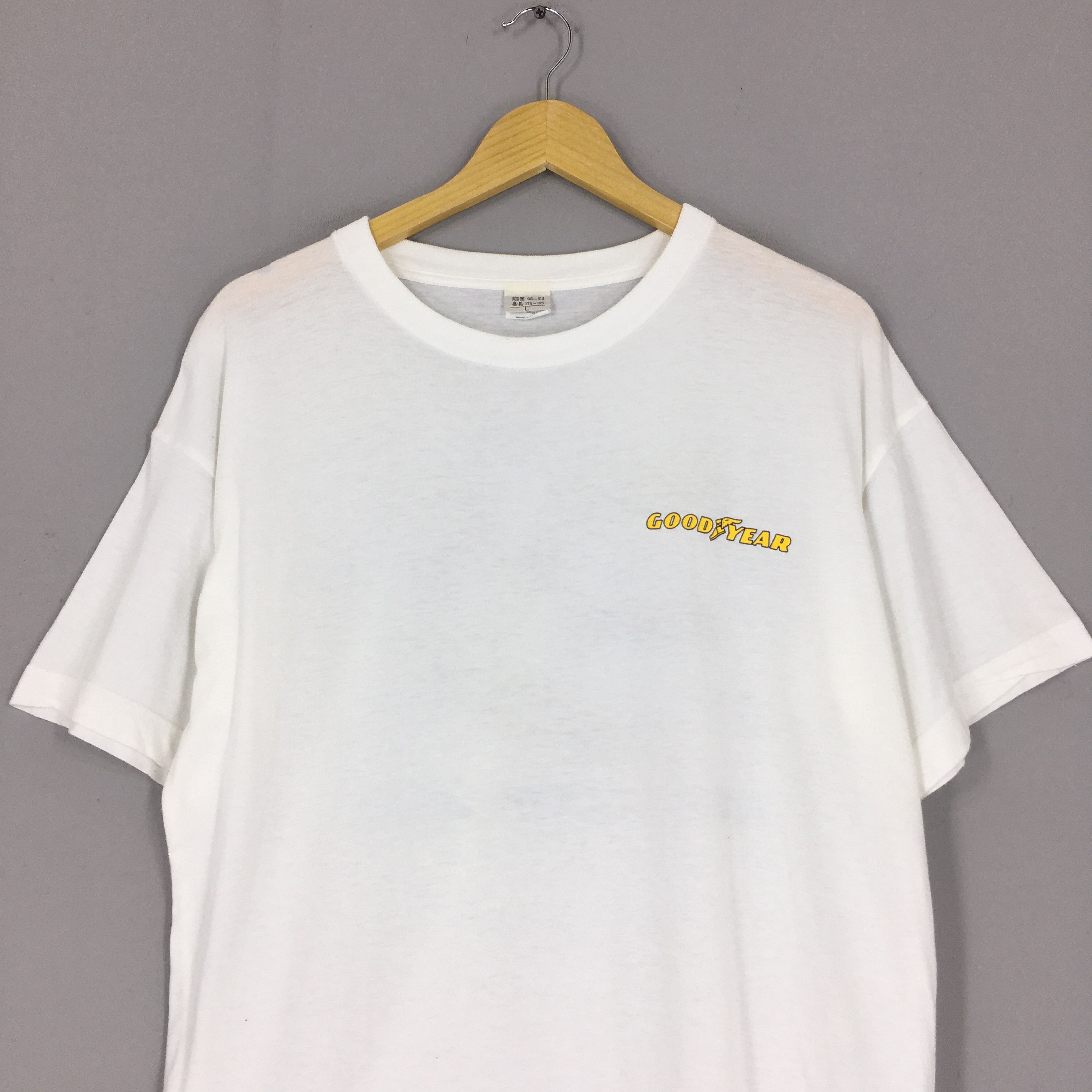 Formula 1 × Vintage Vintage 90s Goodyear F1 Racing White T Shirt Large Size US L / EU 52-54 / 3 - 4 Thumbnail