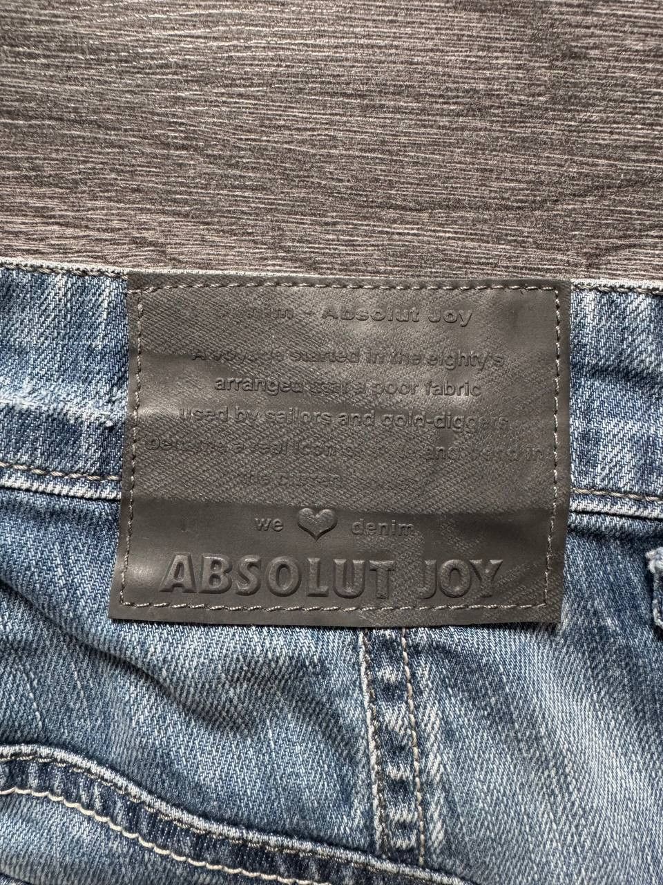 Absolut Joy Vintage Y2K Avant Garde Denim Jeans Pants Size US 28 / EU 44 - 5 Thumbnail