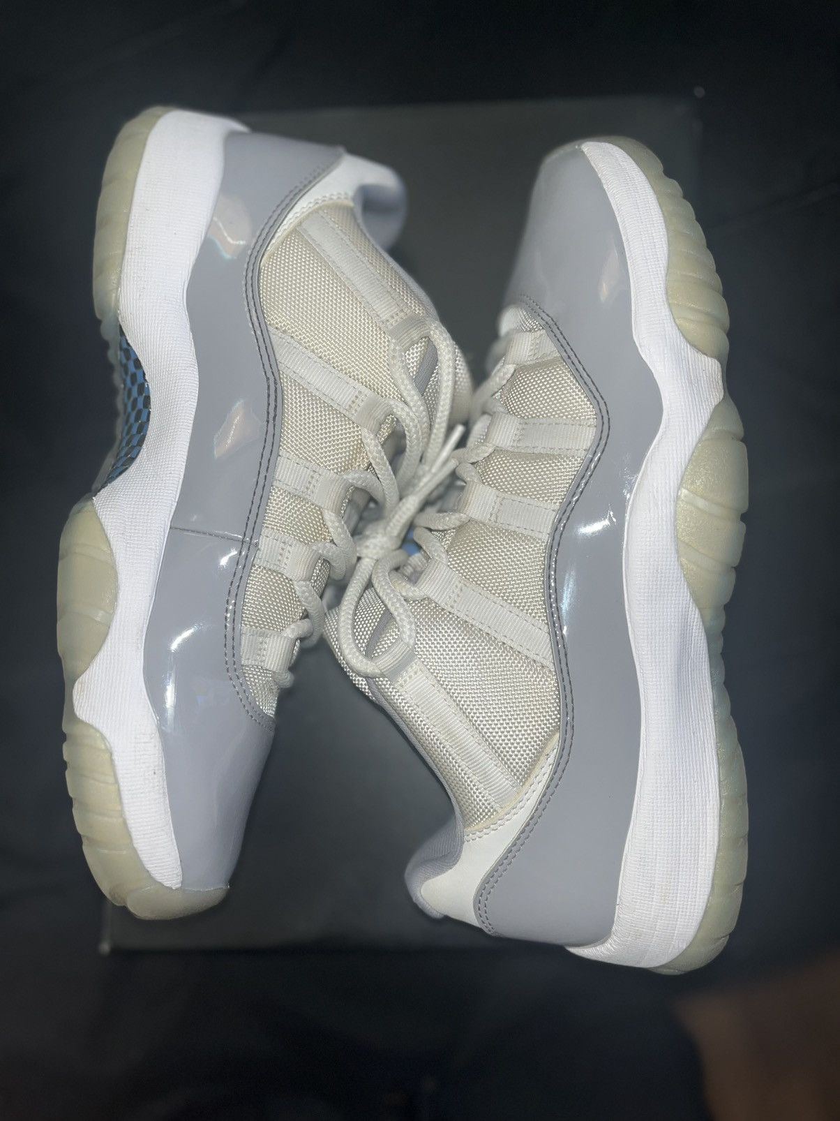Jordan Brand Jordan 11 Retro Low ‘Cement Grey’ Size US 9.5 / EU 42-43 - 3 Thumbnail