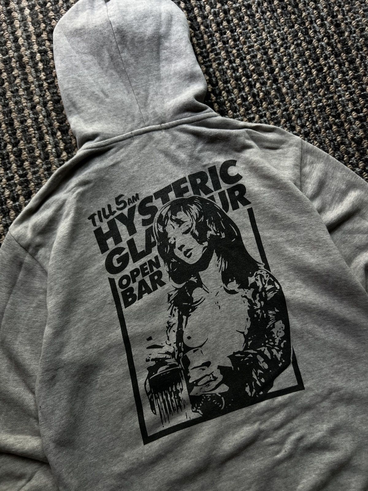 Hysteric Glamour Hysteric Glamour Open Bar Till 5 AM Naked Girl Zip Hoodie Size US M / EU 48-50 / 2 - 3 Thumbnail