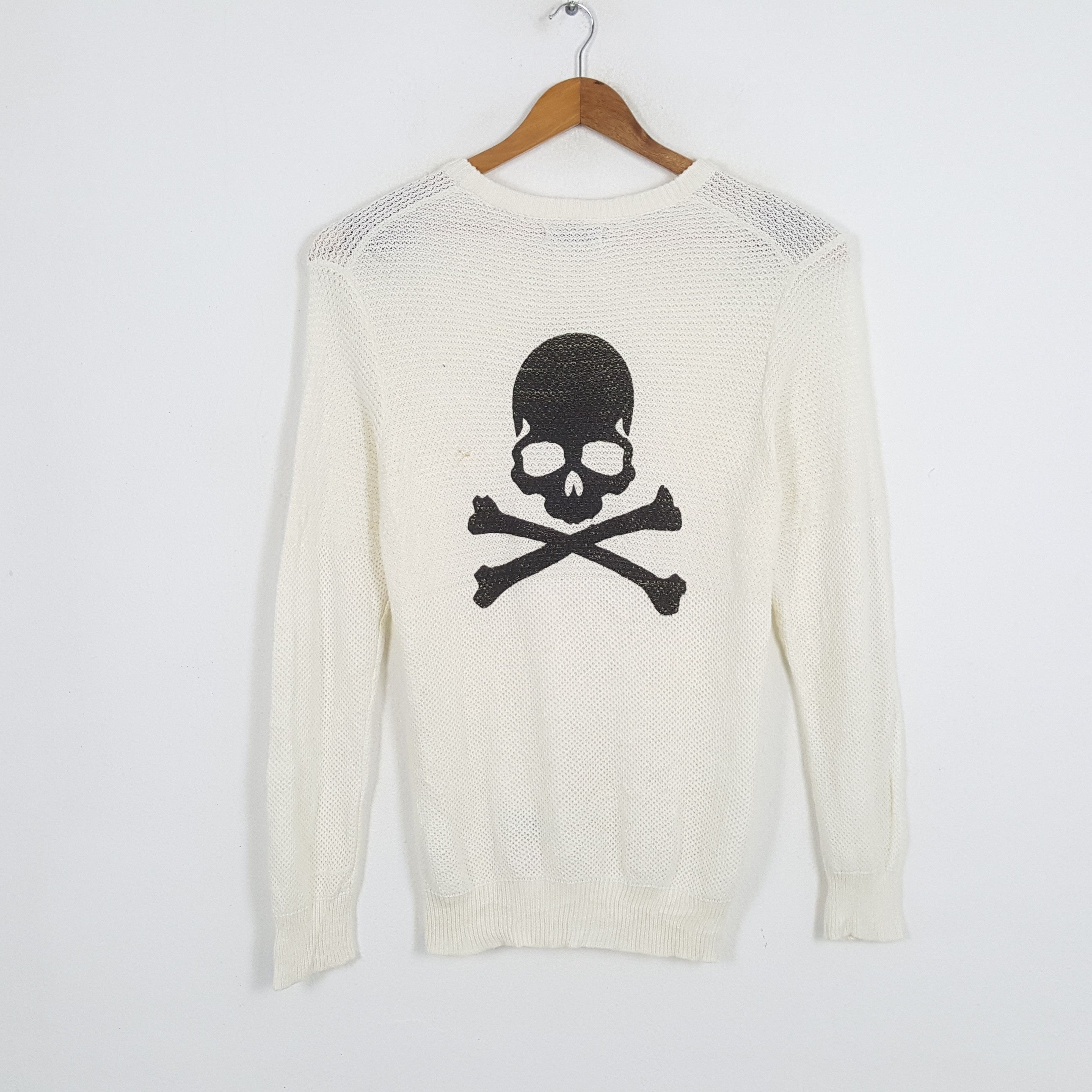 Japanese Brand × Vintage Vintage SKULLS Japanese Fashion Brand Knitwear Sweatshirt Size US S / EU 44-46 / 1 - 1 Thumbnail