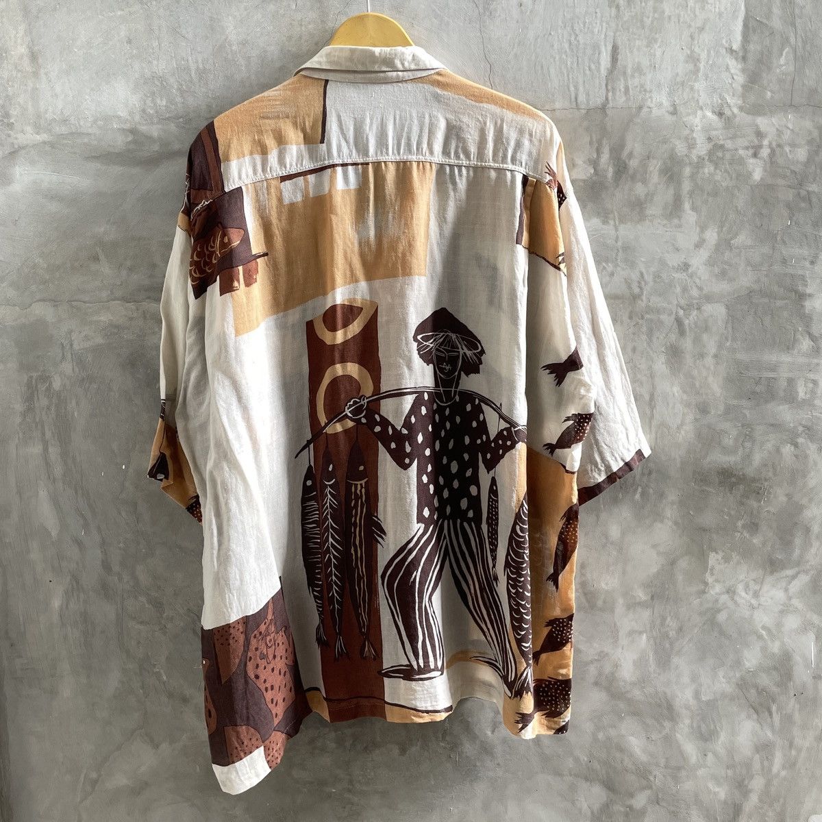 Japanese Brand × Pleats Please Issey Miyake × Vintage 🔥Vintage Rotary group pattern shirt Size US XL / EU 56 / 4 - 3 Thumbnail