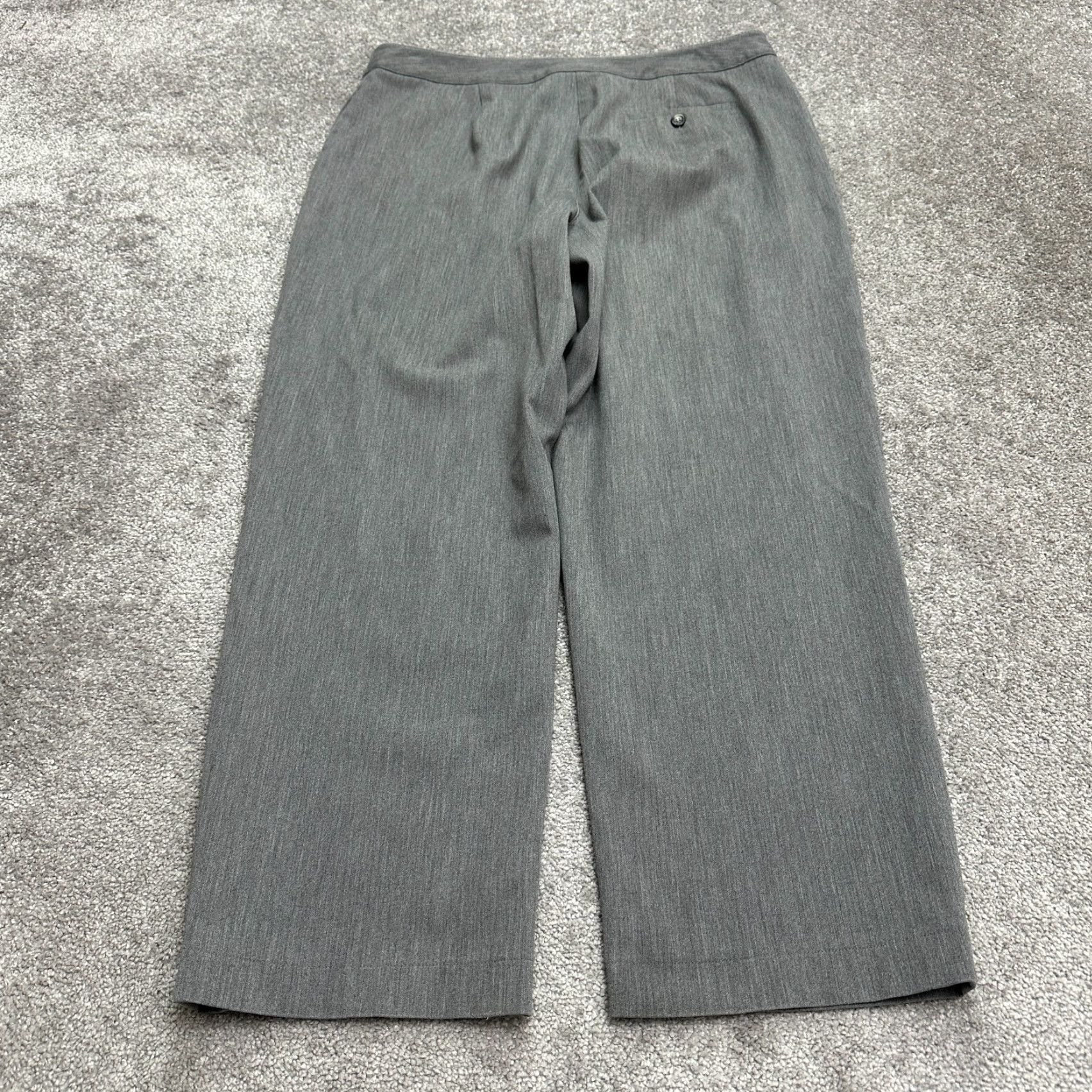 Talbots Talbots Gray Dress Pants Womens 16 High Rise Straight Leg Workwear 36x28 Size 38" / US 16 / IT 52 - 2 Thumbnail
