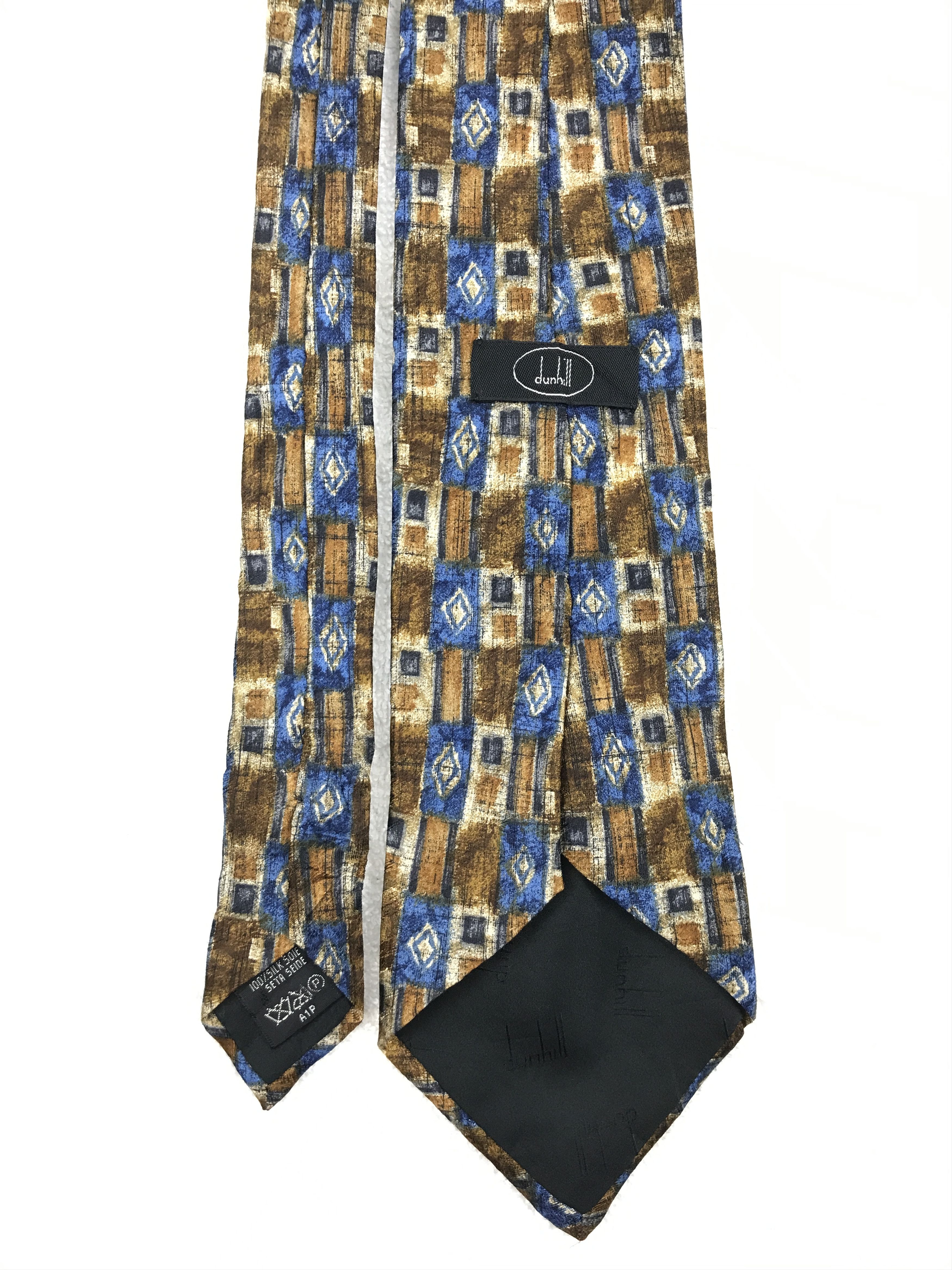 Alfred Dunhill × Vintage Vintage Alfred Dunhill Silk Necktie Size ONE SIZE - 3 Thumbnail