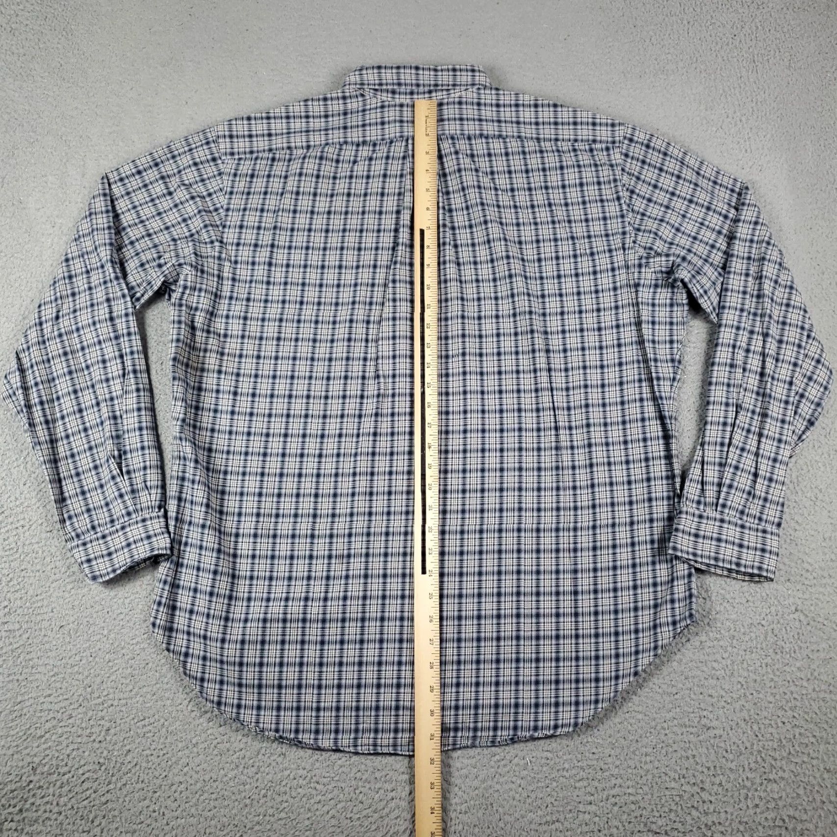 Ralph Lauren Ralph Lauren Button-Up Shirt Mens XL Gray Plaid Long Sleeve Casual Workwear Size US XL / EU 56 / 4 - 5 Thumbnail