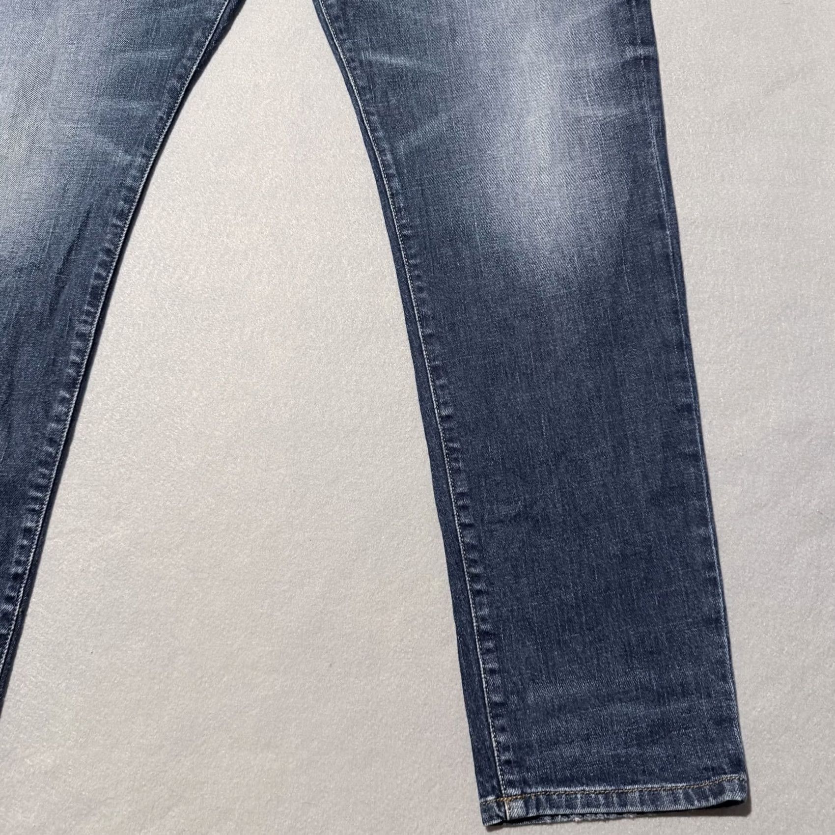 Diesel Diesel Jeans Mens Blue Denim Stretch Mid Rise Slim Fit Straight - 40x31 - D-Strukt - 5-Pocket Design - Button Zip - City Classic Size US 40 / EU 56 - 6 Thumbnail