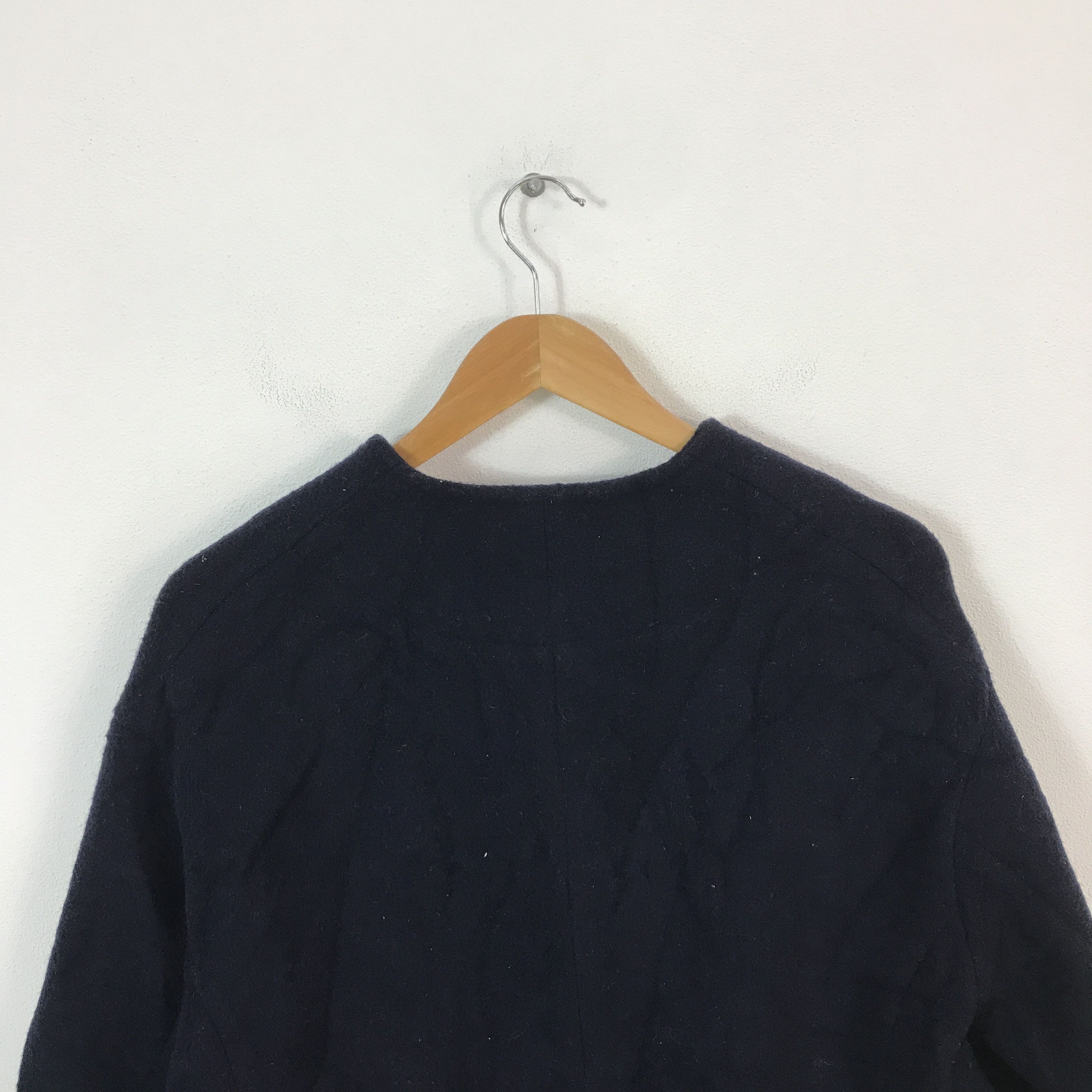 Danton Danton Wool Design Kimono Style Navy Jacket Size US L / EU 52-54 / 3 - 4 Thumbnail