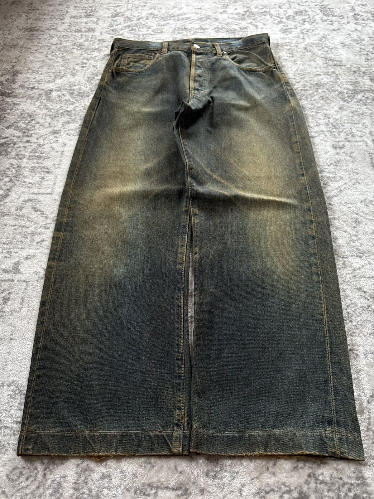 Levi's Vintage LEVIS Big E Lot 503B Mud Wash Baggy Selvedge Jeans Size US 32 / EU 48 - 4 Thumbnail