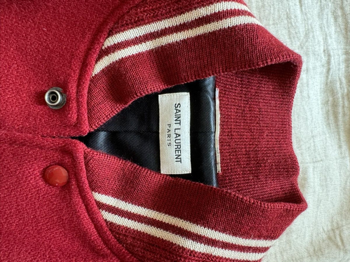 Hedi Slimane × Saint Laurent Paris Classic red Teddy jacket Sz46 Size US S / EU 44-46 / 1 - 6 Thumbnail