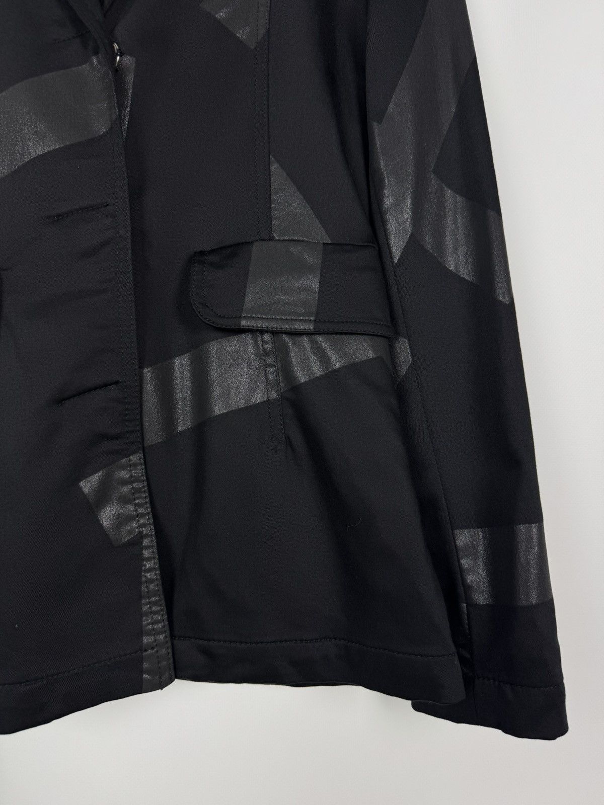 Kenzo Y2K Vintage Kenzo Jeans Abstract Black Women’s Blazer Jacket Size XS / US 0-2 / IT 36-38 - 6 Thumbnail