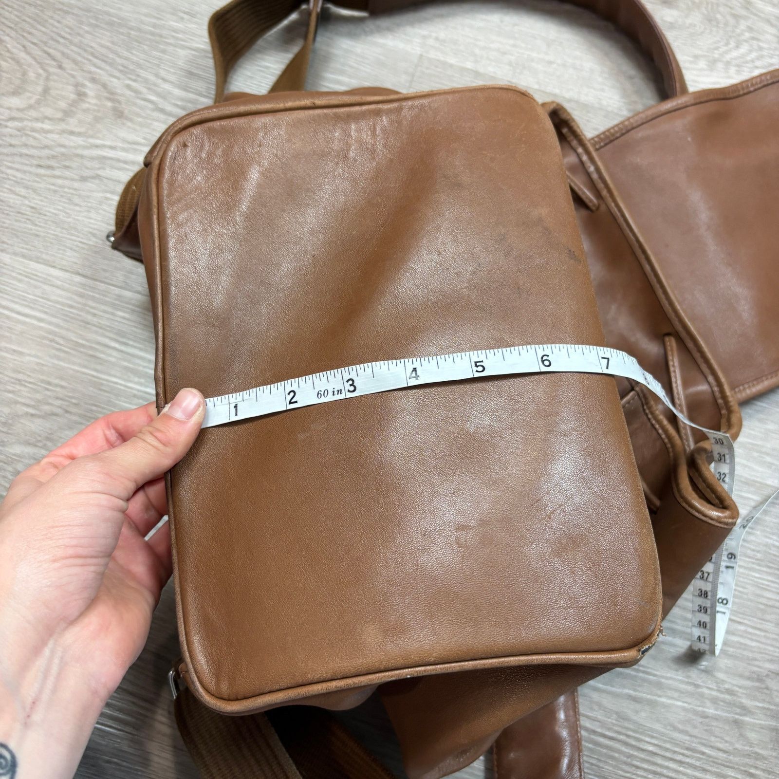 Coach Rare Vintage Coach 5408 Drawstring Buckle Leather Backpack Size ONE SIZE - 12 Thumbnail