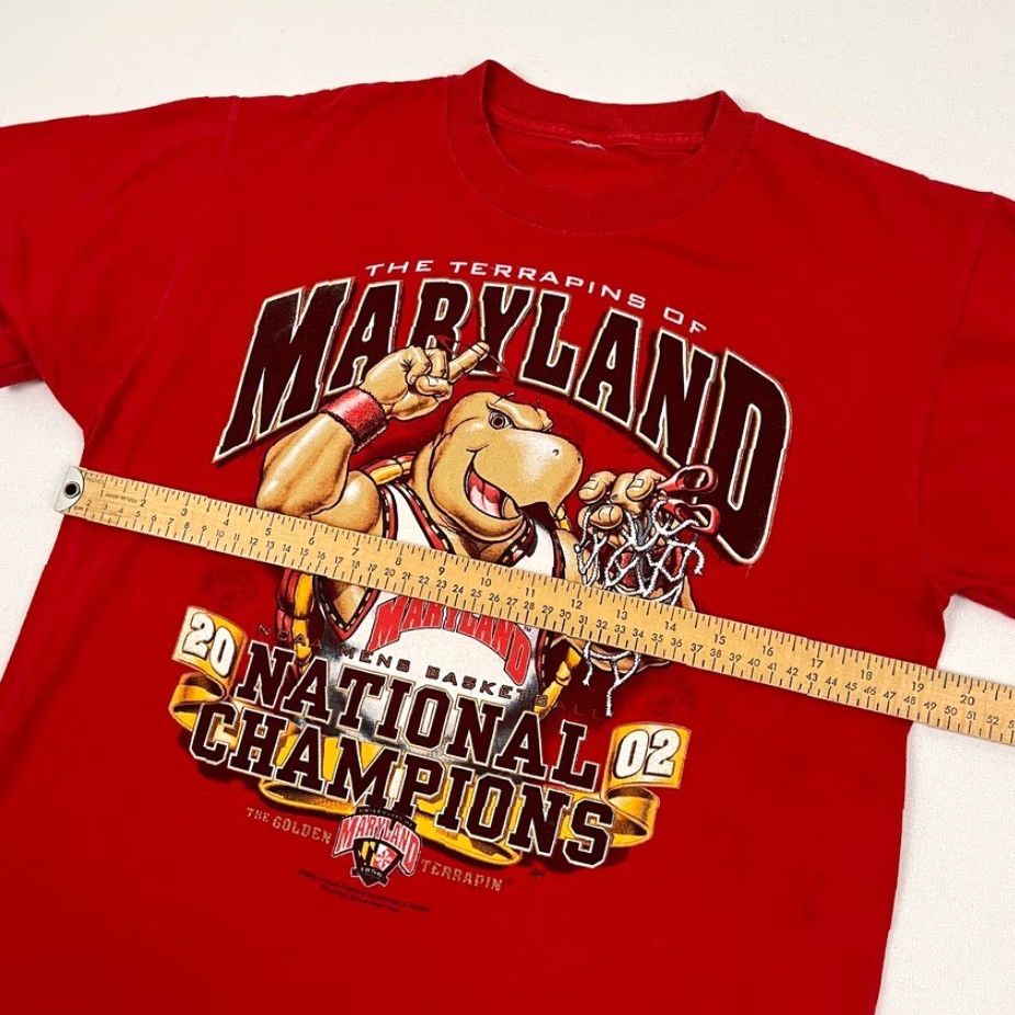 Champion VINTAGE University of Maryland Terrapins Shirt Mens M Red National Champions 2002 Size US M / EU 48-50 / 2 - 5 Thumbnail