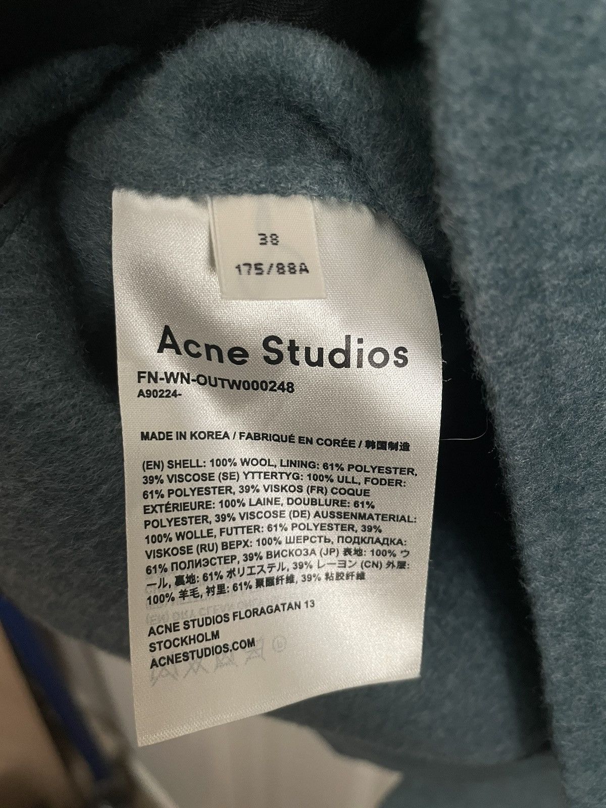 Acne Studios Acne studio Wool Overshirt Size US M / EU 48-50 / 2 - 5 Thumbnail