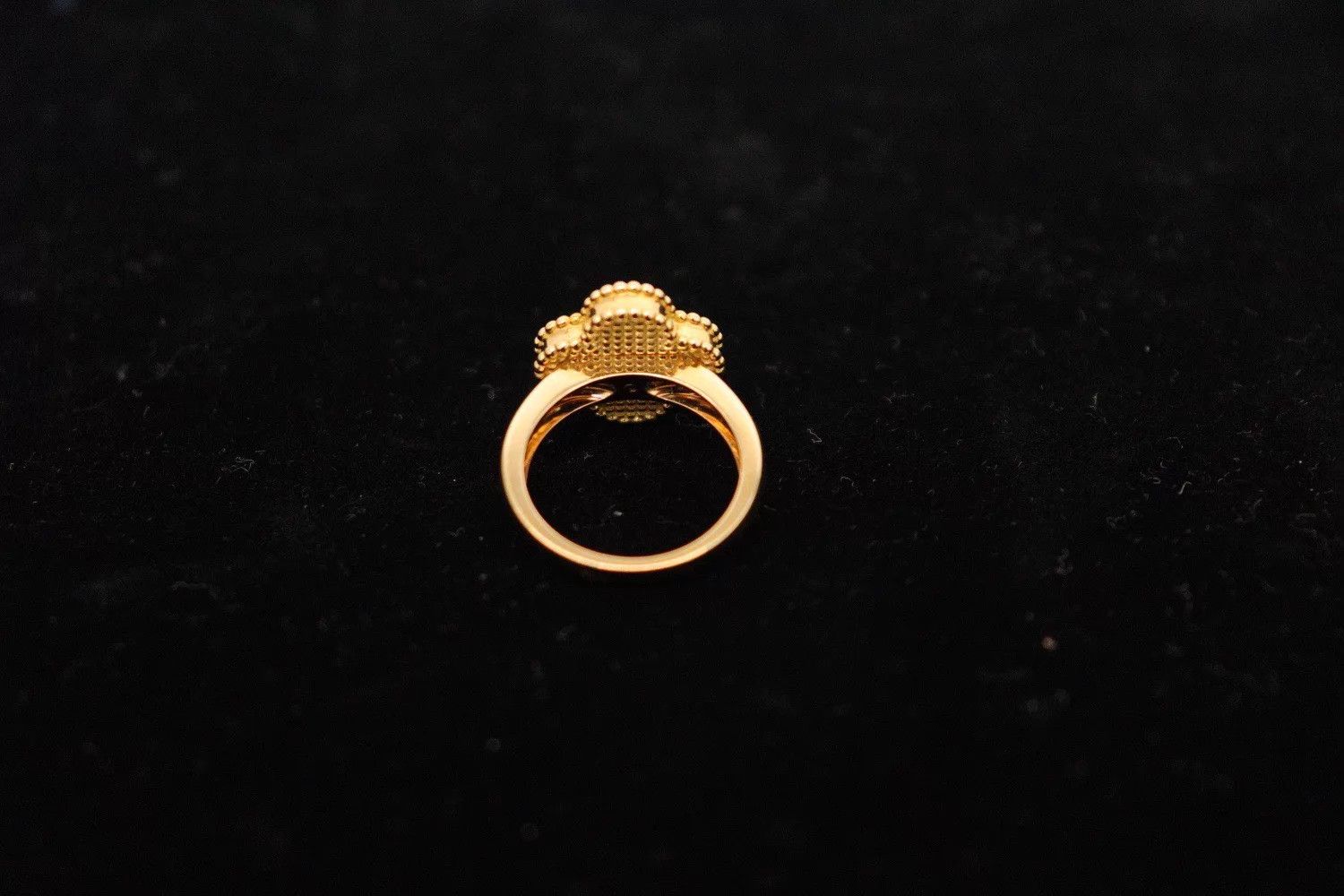 Van Cleef & Arpels VC&A 18K Rose Gold JB Open Ring Size 51 Size ONE SIZE - 2 Thumbnail