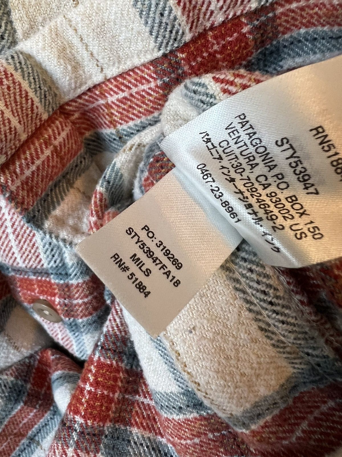 Patagonia Patagonia flannel shirt Size US S / EU 44-46 / 1 - 5 Thumbnail
