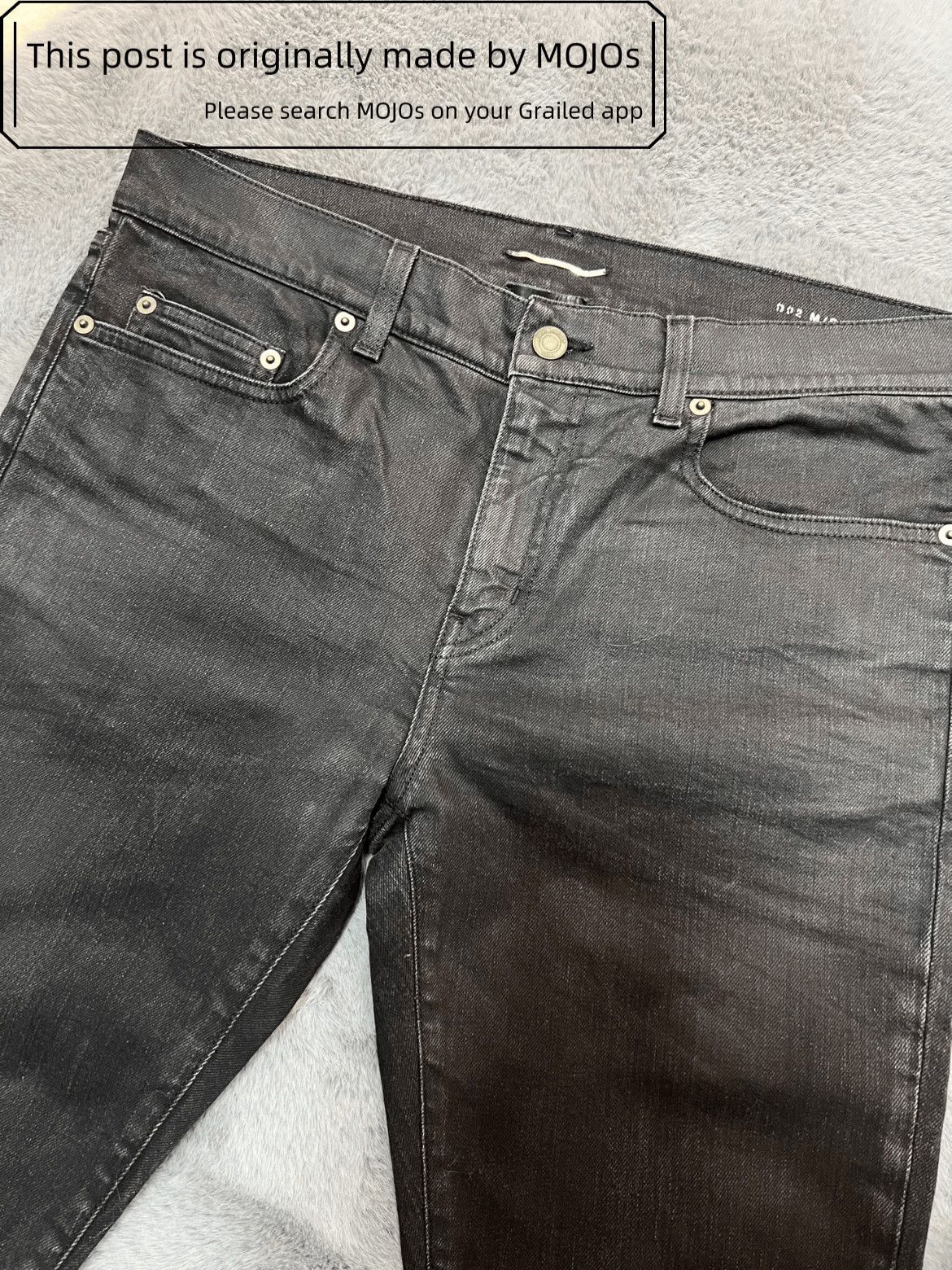 Saint Laurent Paris Sz 32 Saint Laurent Paris 15AW Light Wash Denim mojos606 Size US 32 / EU 48 - 8 Thumbnail