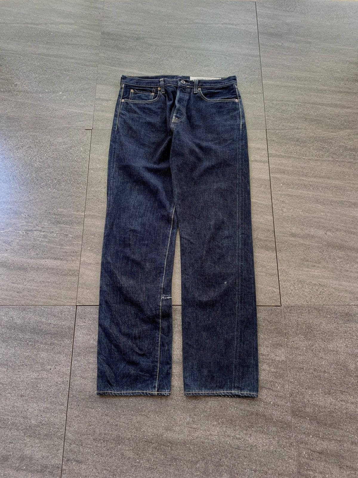 Kapital FREE TAX! Indigo Raw Denim Jeans Size US 34 / EU 50 - 1 Thumbnail