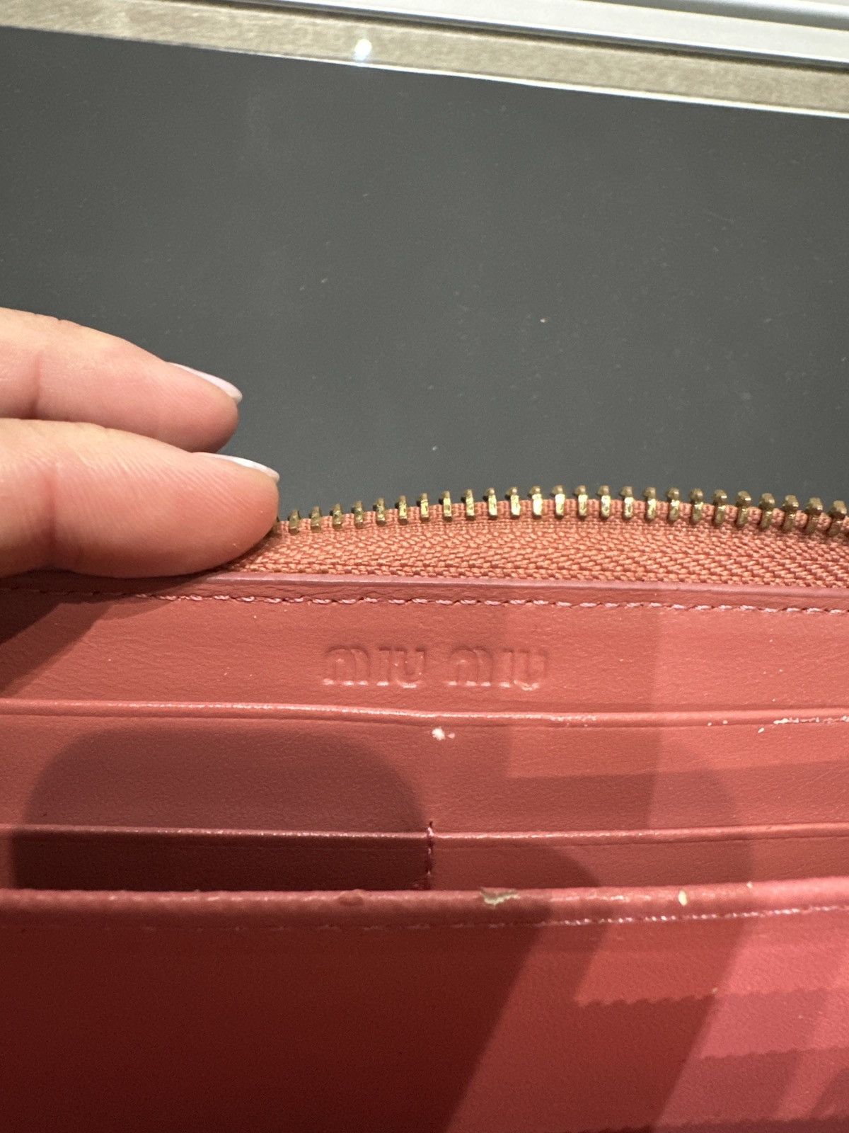 Miu Miu Miu Miu Zip Long Wallet Size ONE SIZE - 3 Thumbnail