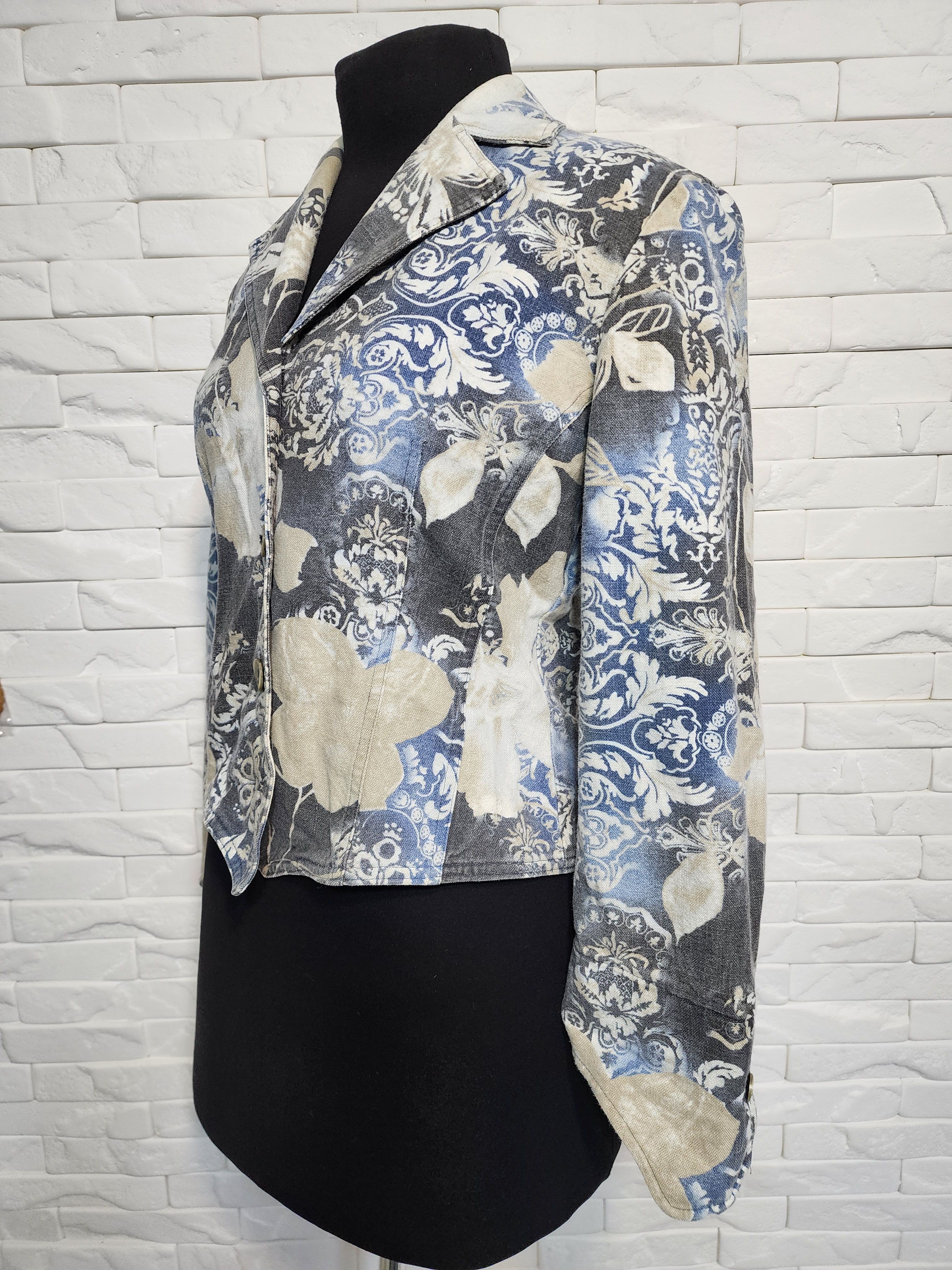 Other Denim Jacket: Women's Blue Jean Blazer Size M / US 6-8 / IT 42-44 - 2 Thumbnail