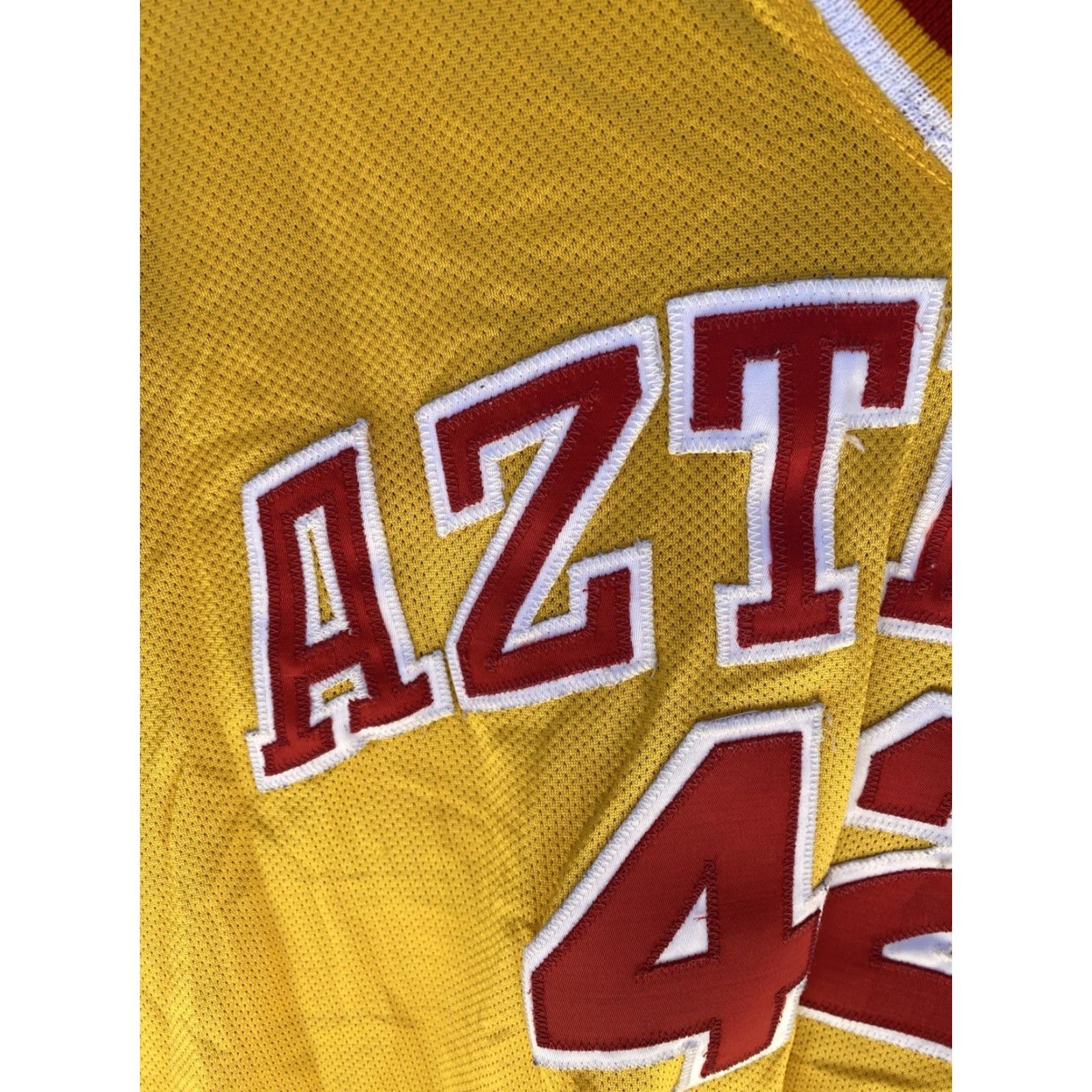 Vintage VINTAGE WA Goodman Sons Aztecs 42 Jersey Ladies Shirt XL LA Los Angeles V Neck Shirt Womens XL Aztecs 42 Jersey Size XL / US 12-14 / IT 48-50 - 5 Thumbnail