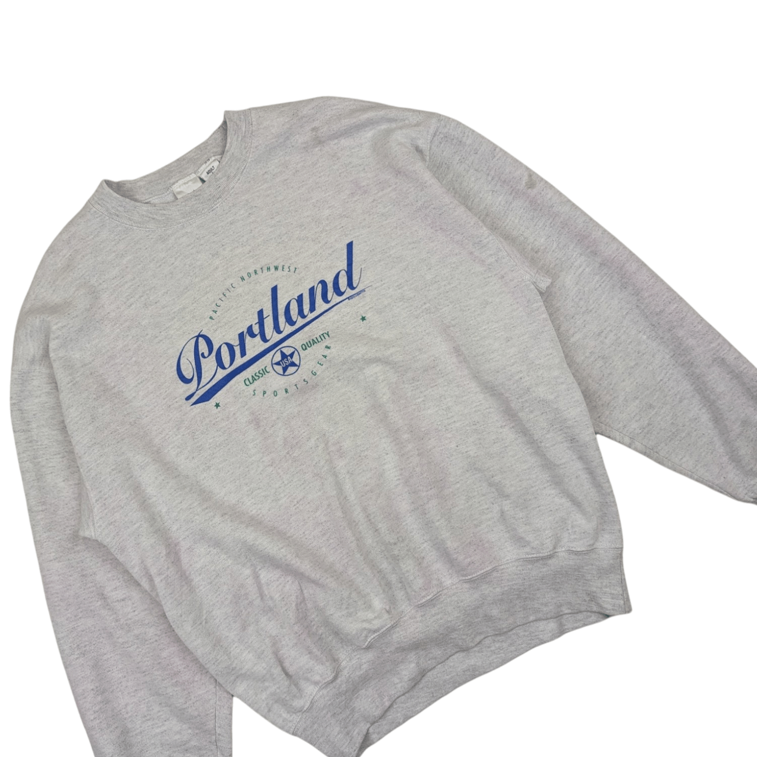 Vintage Vintage 90's PORTLAND Goldsmith Mj Soffe Jumper Sweatshirt Size US L / EU 52-54 / 3 - 4 Thumbnail