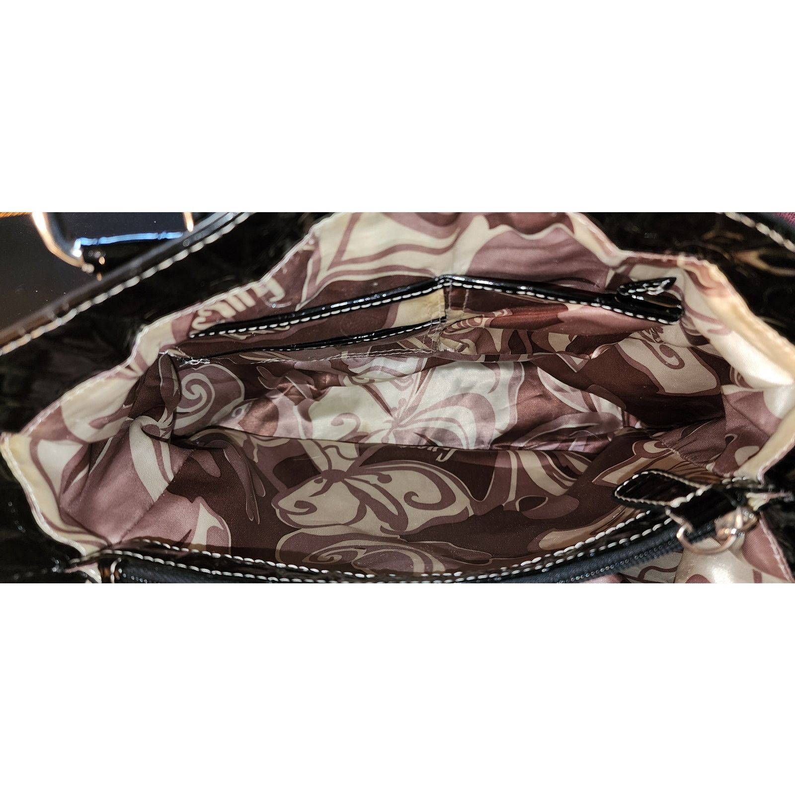 Guess Guess signature black fabric faux leather purse Bag handbag Size ONE SIZE - 4 Thumbnail
