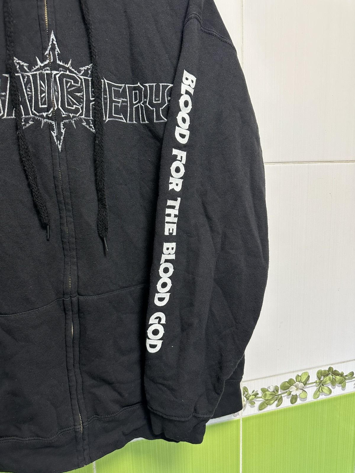 Band Tees × Vintage Men's hoodie Debauchery - Blood for the Blood God size XXL Size US XXL / EU 58 / 5 - 3 Thumbnail