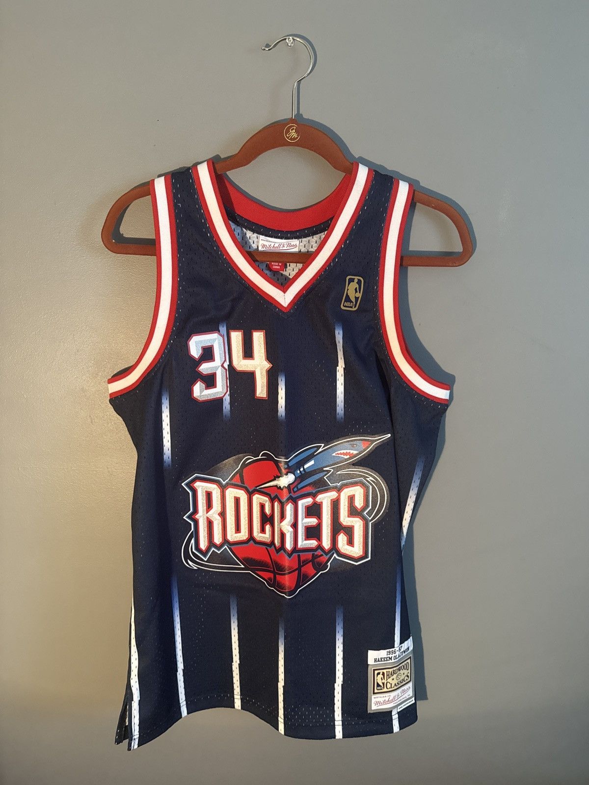 Mitchell & Ness × Vintage Mitchell and Hakeem Olajuwon jersey Size US M / EU 48-50 / 2 - 1 Thumbnail