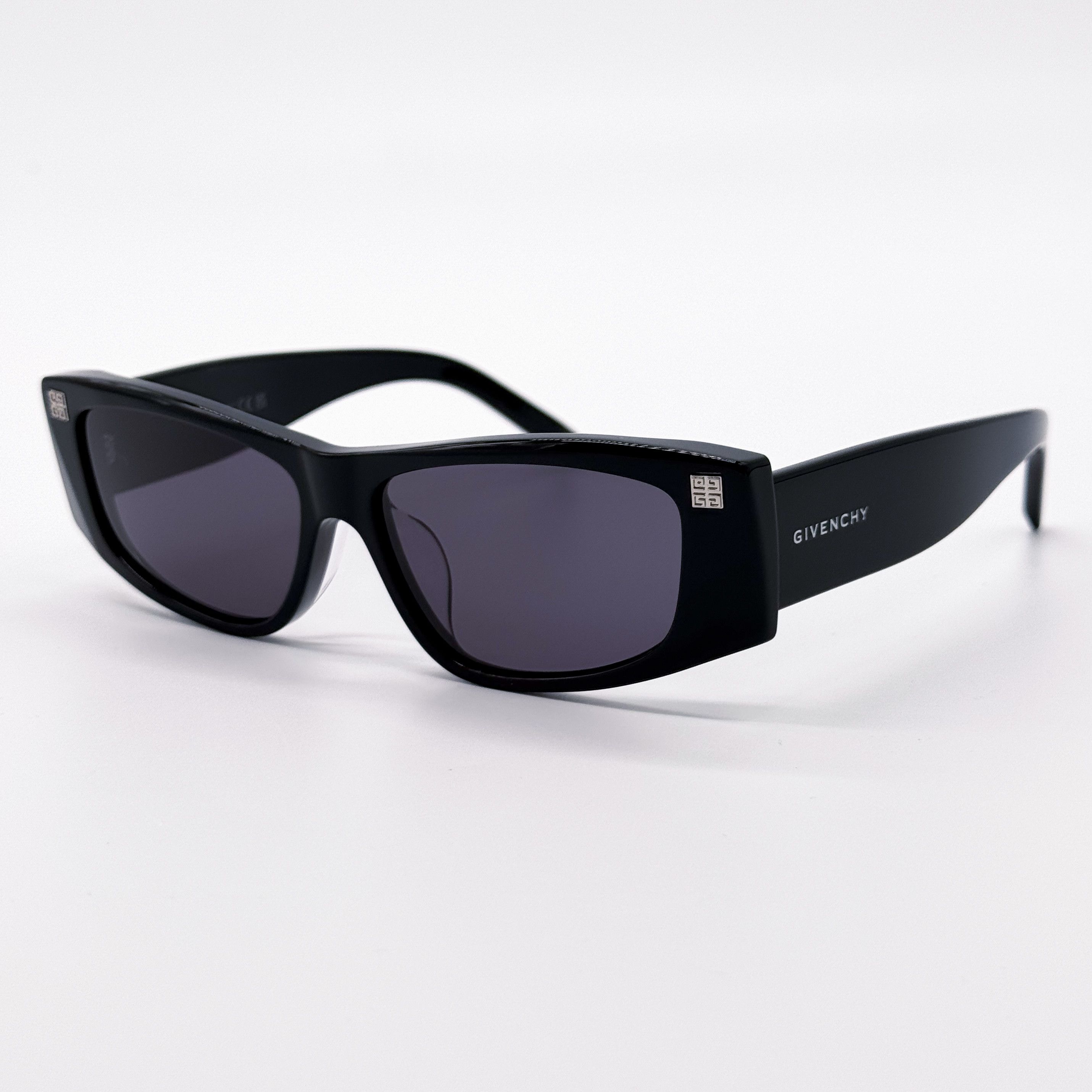 Givenchy NEW GIVENCHY GV40048F 01A SHINY BLACK/GREY WOMEN SUNGLASSES Size ONE SIZE - 2 Thumbnail