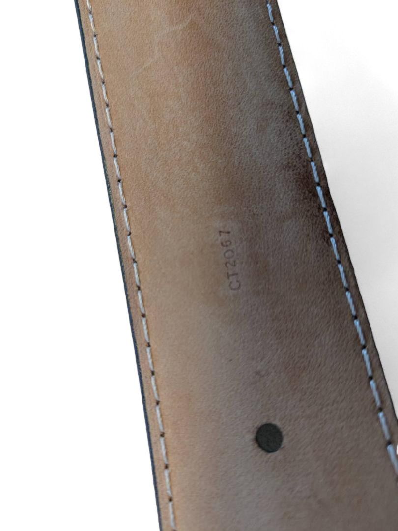 Louis Vuitton Louis Vuitton - Leather Monogram Belt Brown LV Size ONE SIZE - 8 Thumbnail