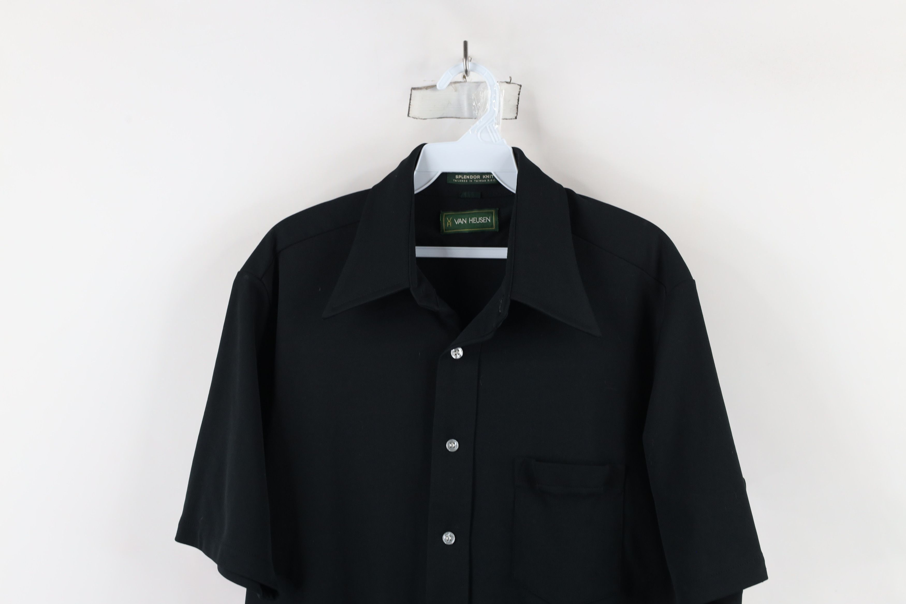 Vintage Vintage 70s Streetwear Short Sleeve Collared Button Shirt Size US M / EU 48-50 / 2 - 2 Thumbnail