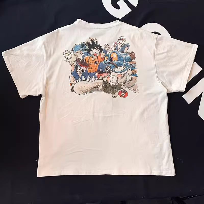 Vintage White Vintage Dragon Ball Cartoon Print T-Shirt Size US M / EU 48-50 / 2 - 1 Thumbnail
