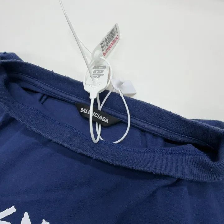 Balenciaga Balenciaga Balenciaga Athletic Logo Print Loose TShirt -25 Size US M / EU 48-50 / 2 - 6 Thumbnail