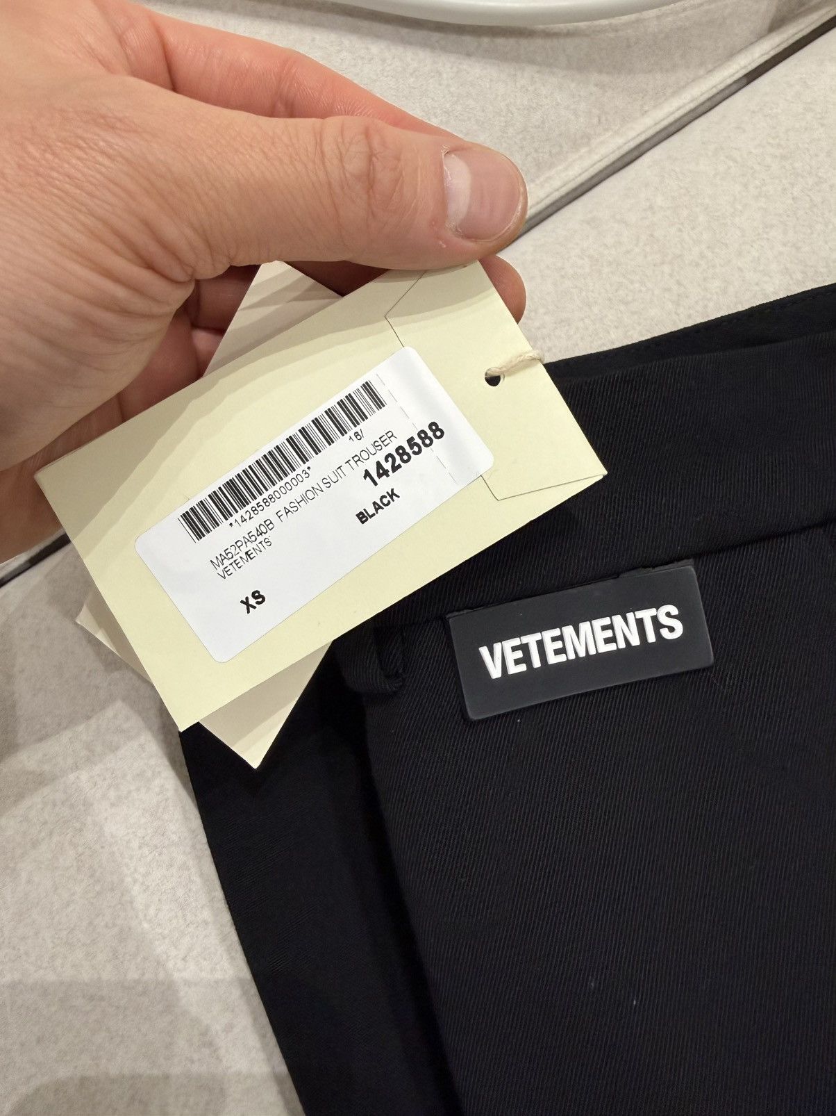 Vetements Vetements Low Rise Wide-Leg Trousers Size US 30 / EU 46 - 17 Thumbnail