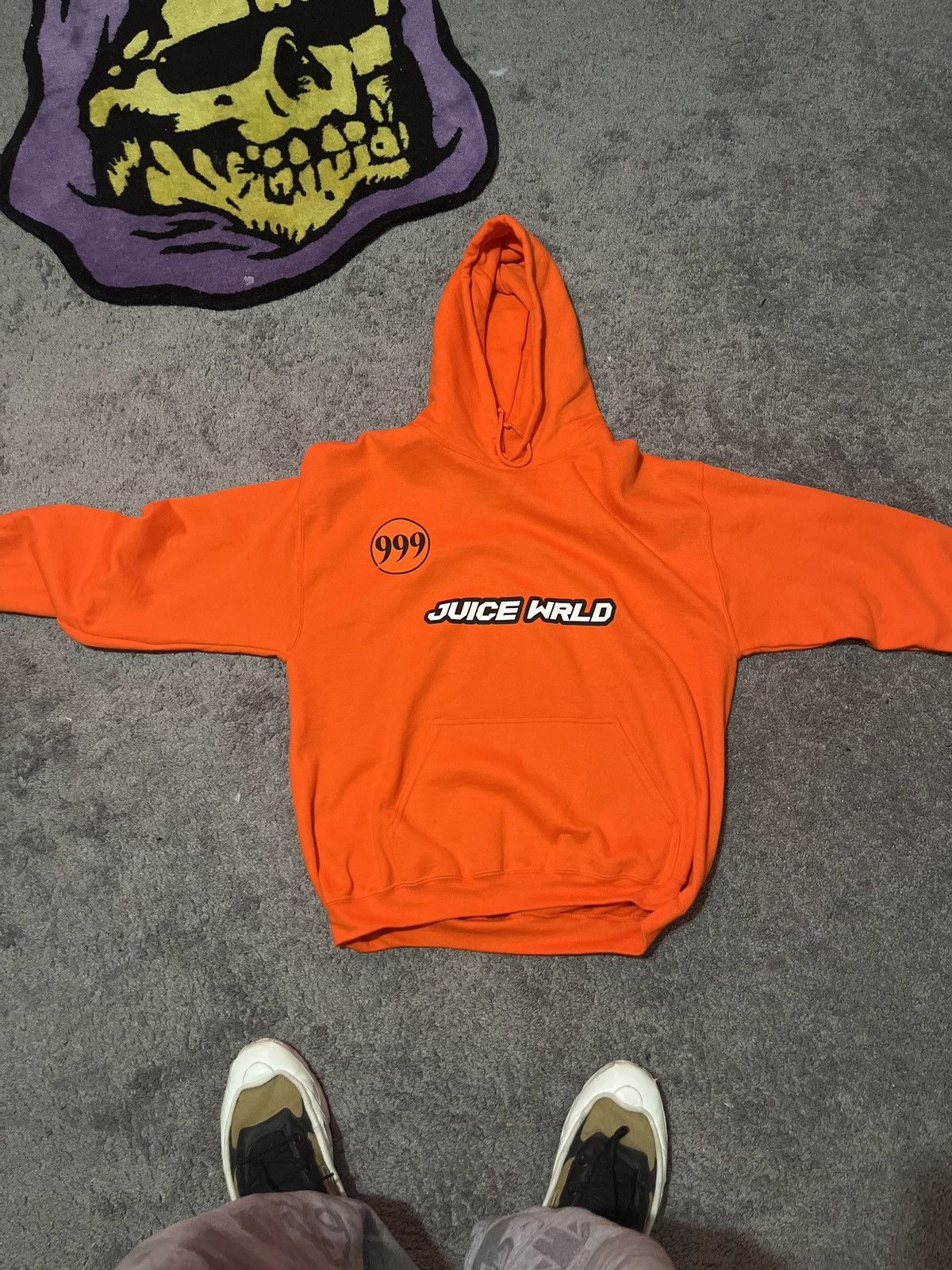 Juice wrld orange hoodie outlet