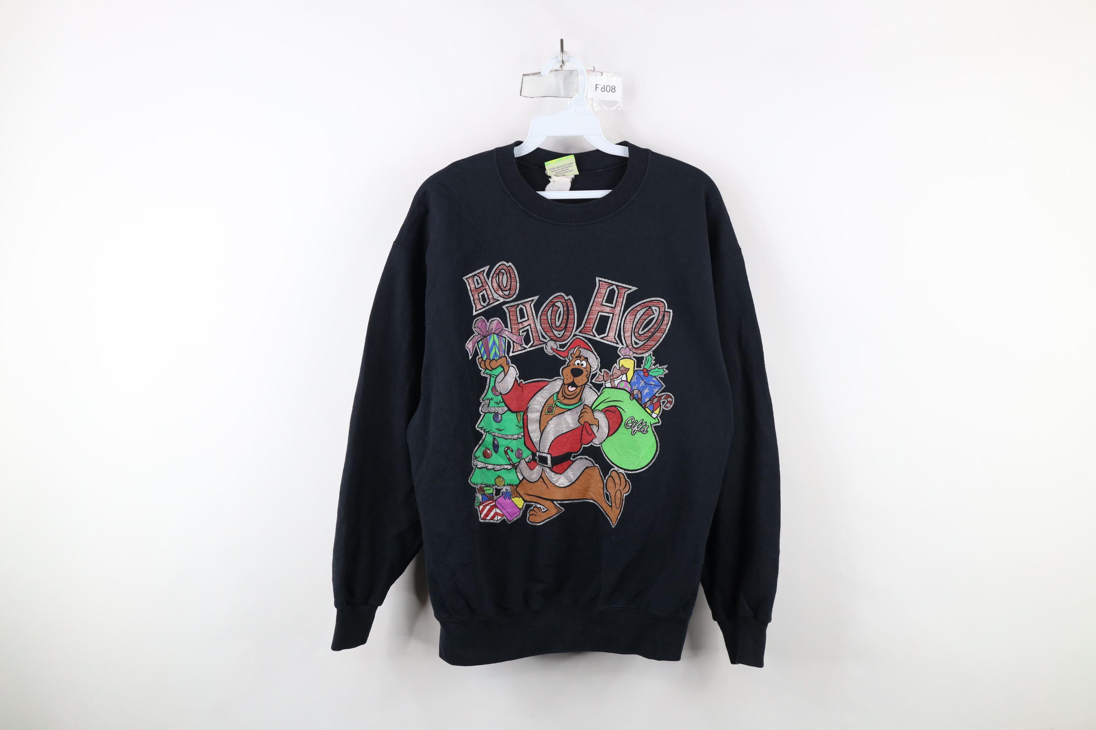 Vintage Vintage 90s Scooby Doo Christmas Santa Claus Sweatshirt Size US M / EU 48-50 / 2 - 1 Thumbnail