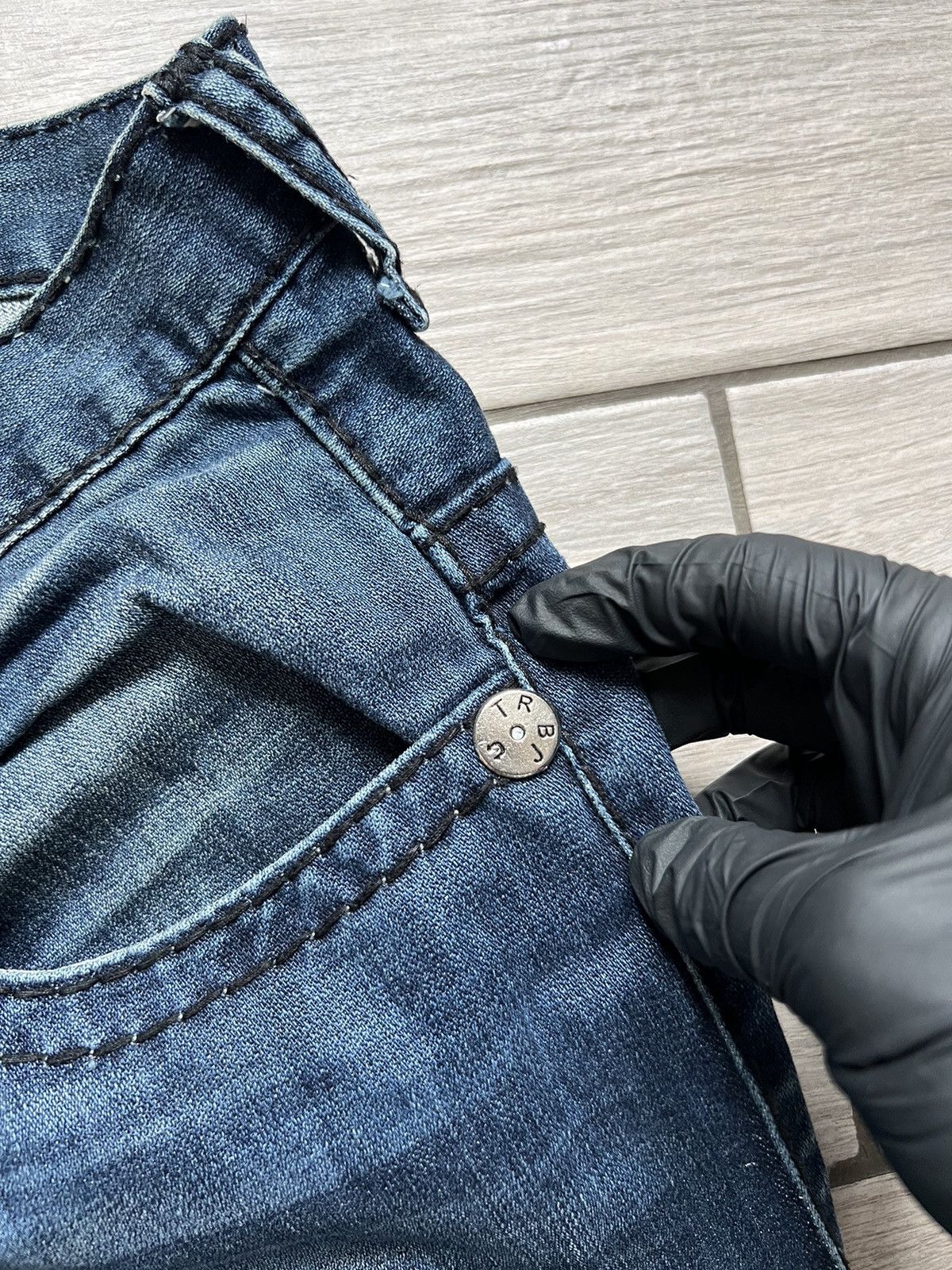 True Religion Vintage Y2K True Religion Baggy Denim Jeans Ricky Size US 34 / EU 50 - 14 Thumbnail