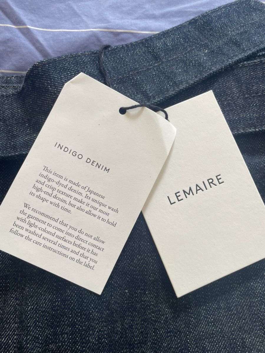 Lemaire LEMAIRE TWISTED BELTED PANTS JEANS XL INDIGO BNWT Size US 36 / EU 52 - 7 Thumbnail