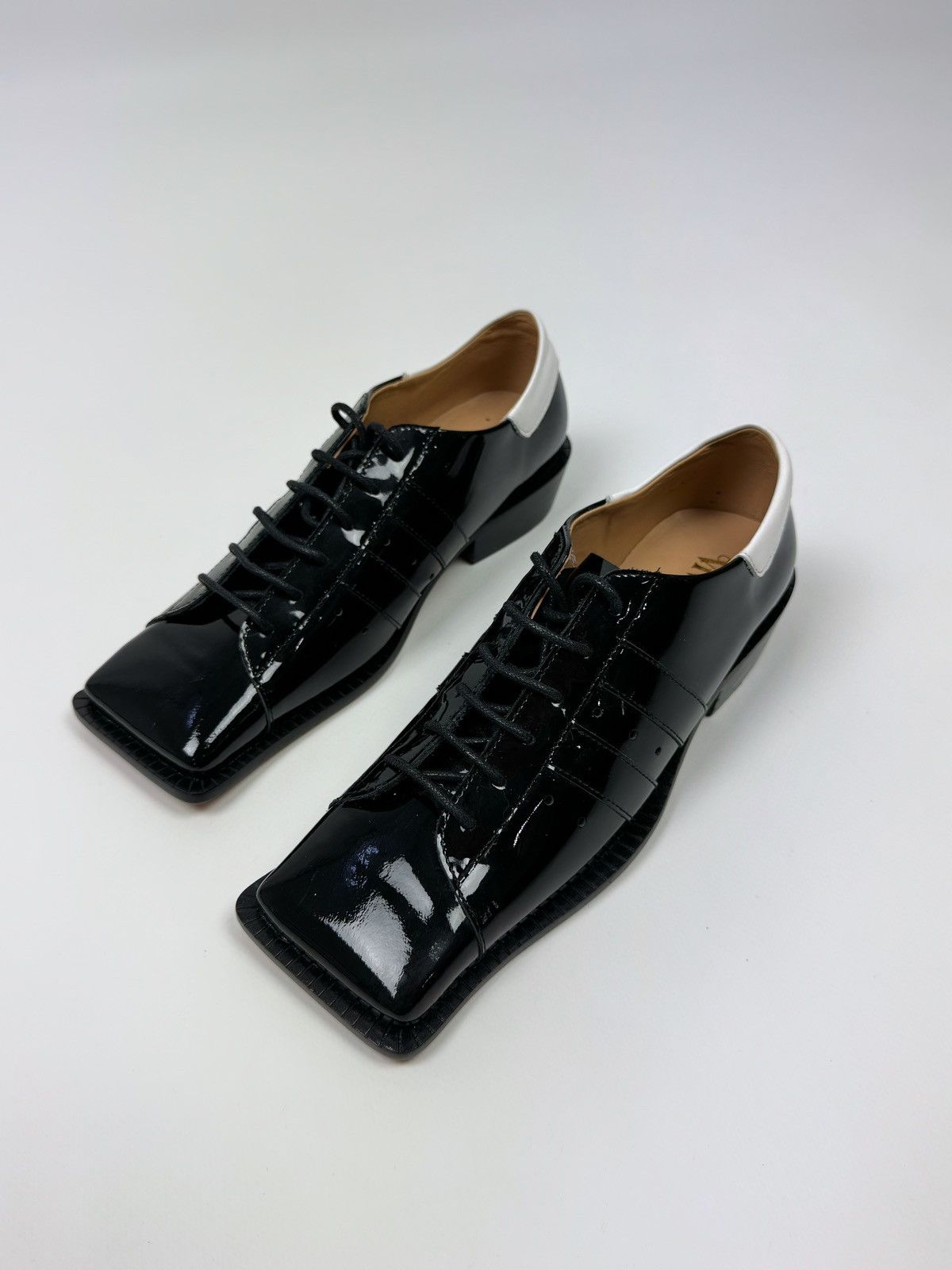 Vivienne Westwood Vintage Vivienne Westwood Patent Black Hammerhead Shoes Size US 5.5 / IT 35.5 - 1 Thumbnail