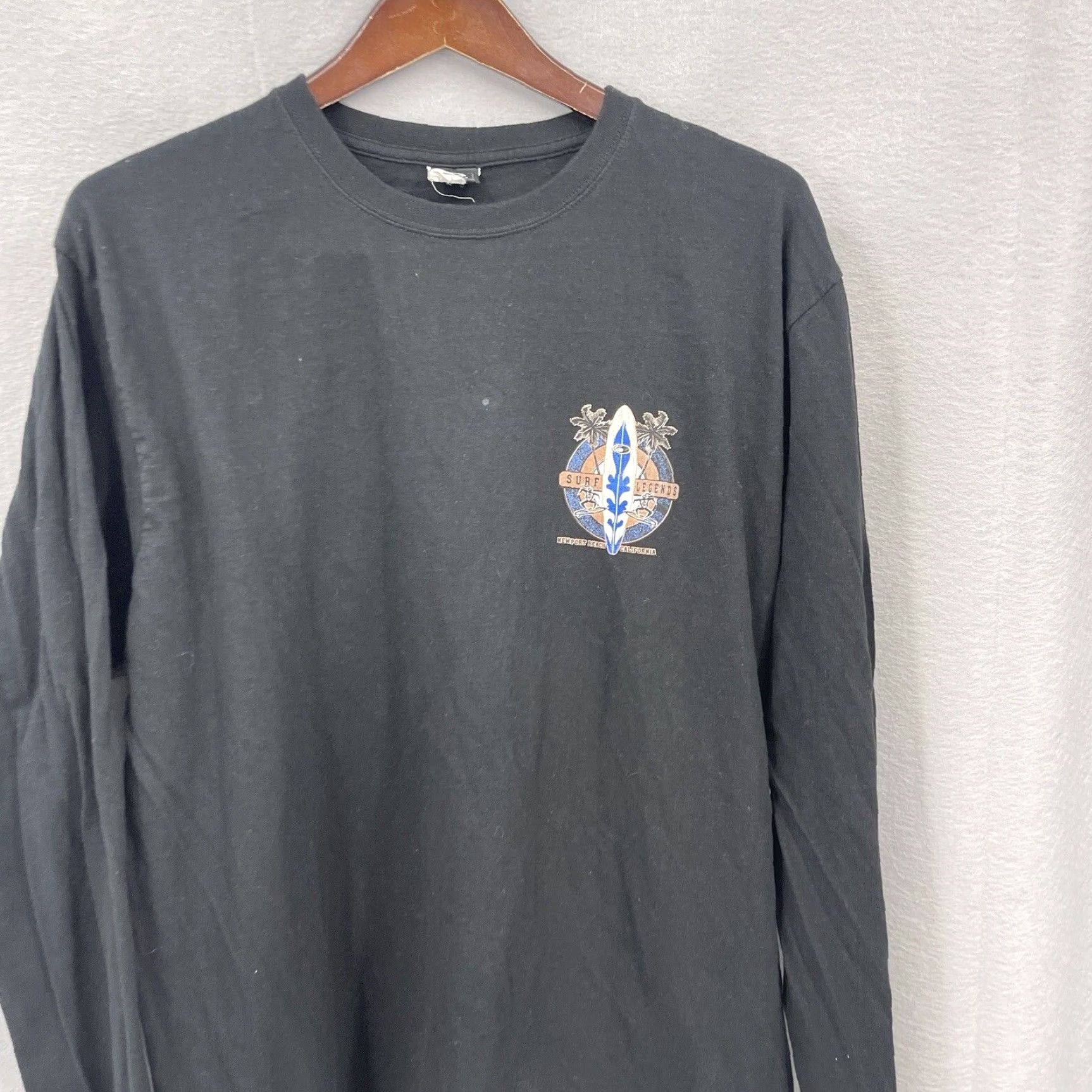 Oakley VINTAGE Oakley T-Shirt Men 2XL Crew Neck Long Sleeve Cotton Black 90s Surf Skate Retro Mens Size US XXL / EU 58 / 5 - 4 Thumbnail